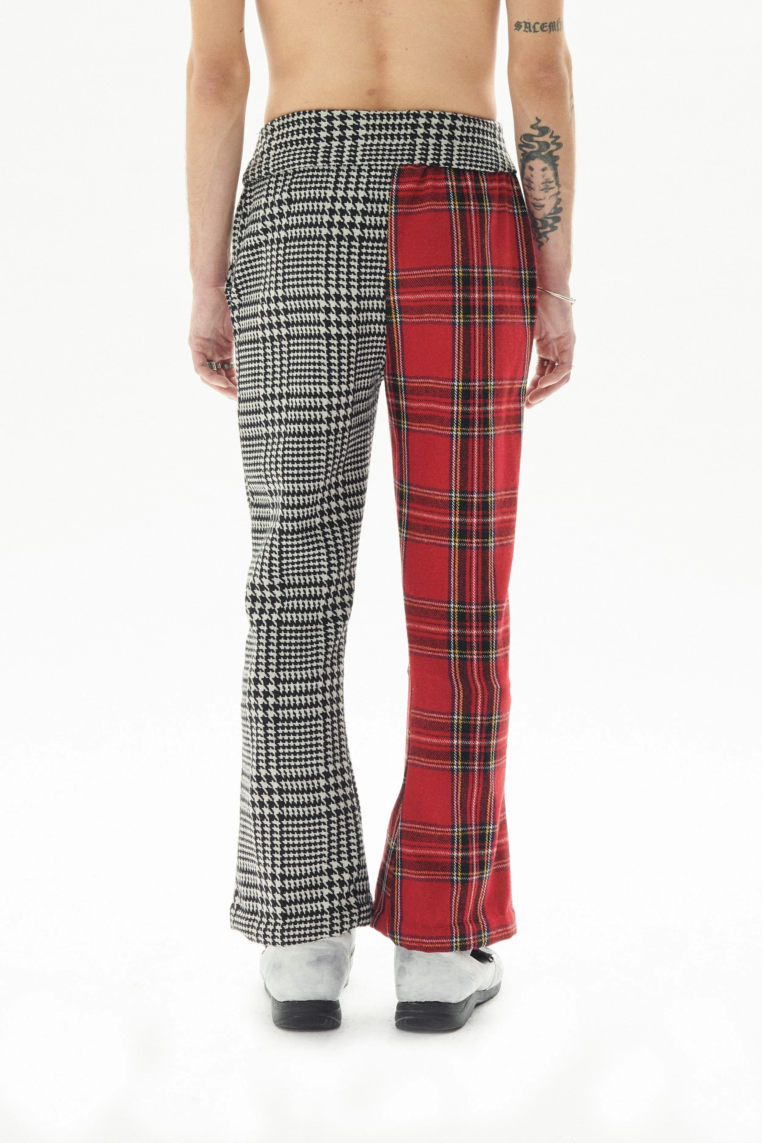 Pantalon asymétrique rouge