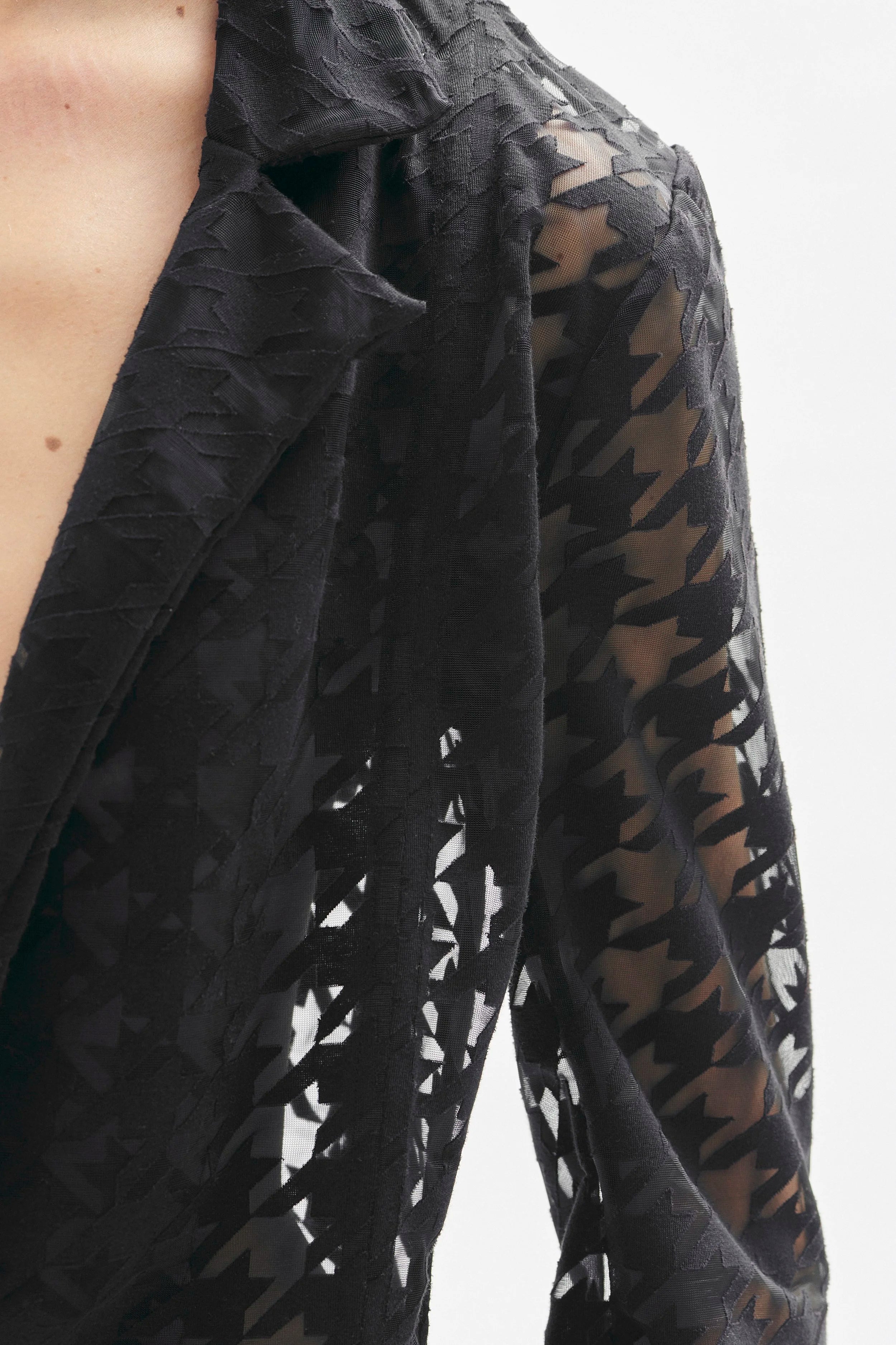 Veste pied de poule