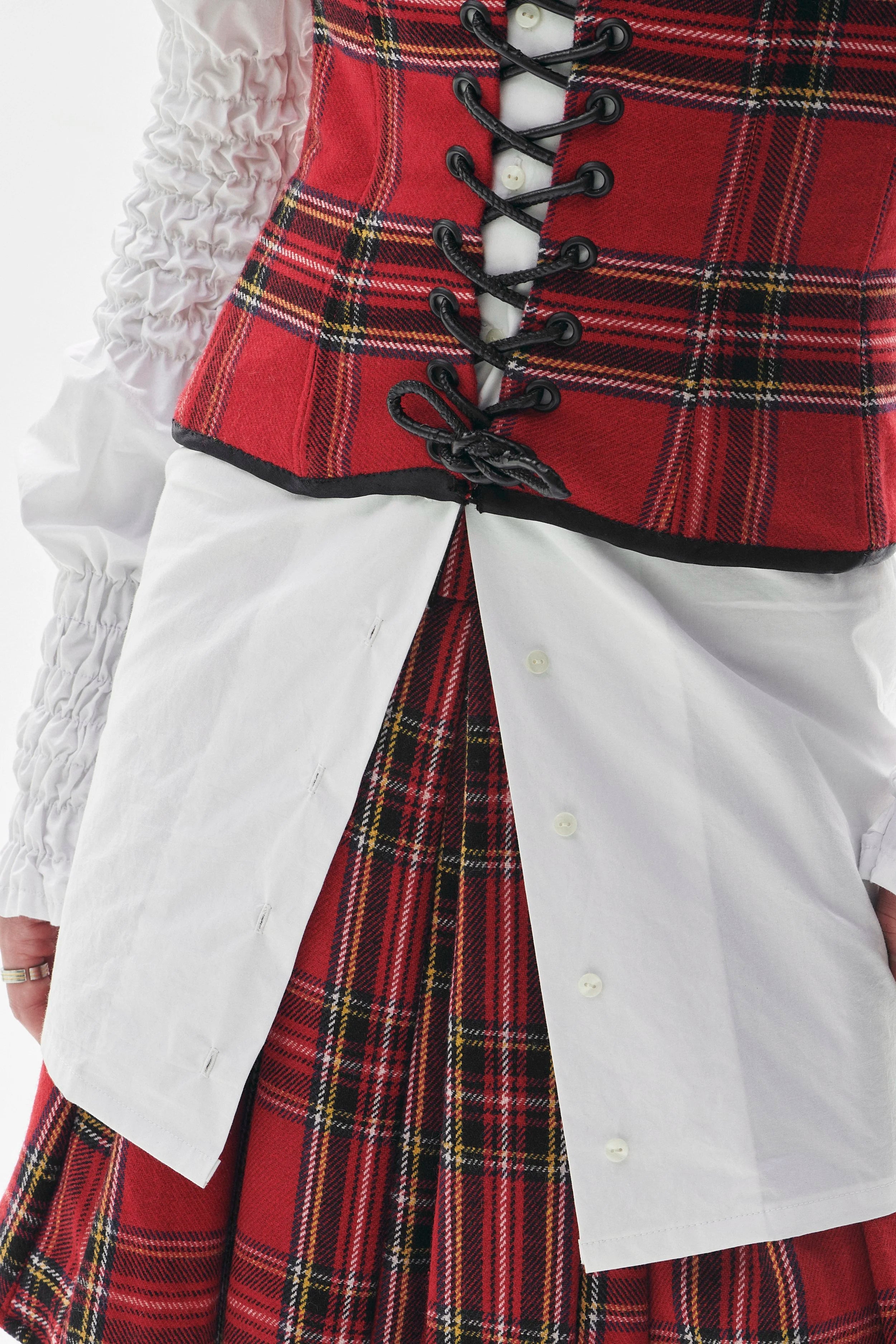 Corset tartan