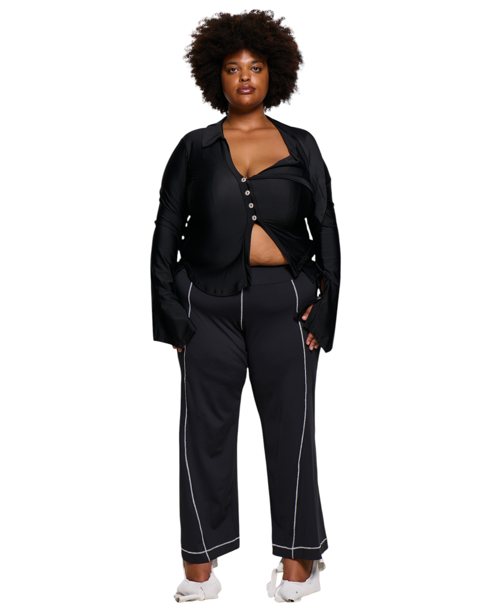 Sport pant - white