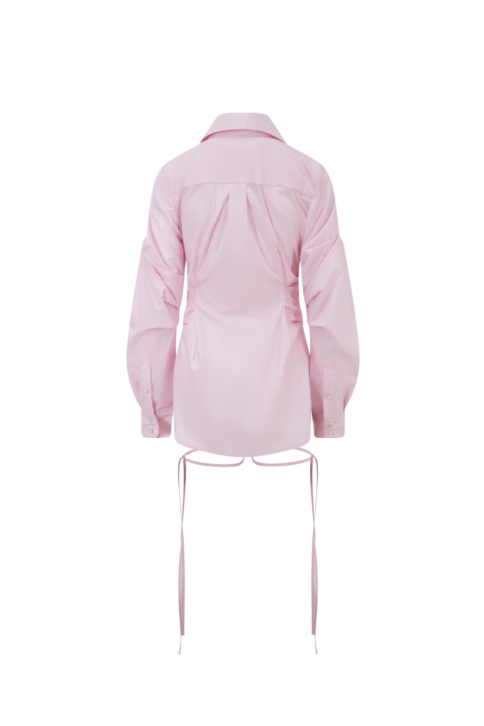 Breakfast shirt dress pink