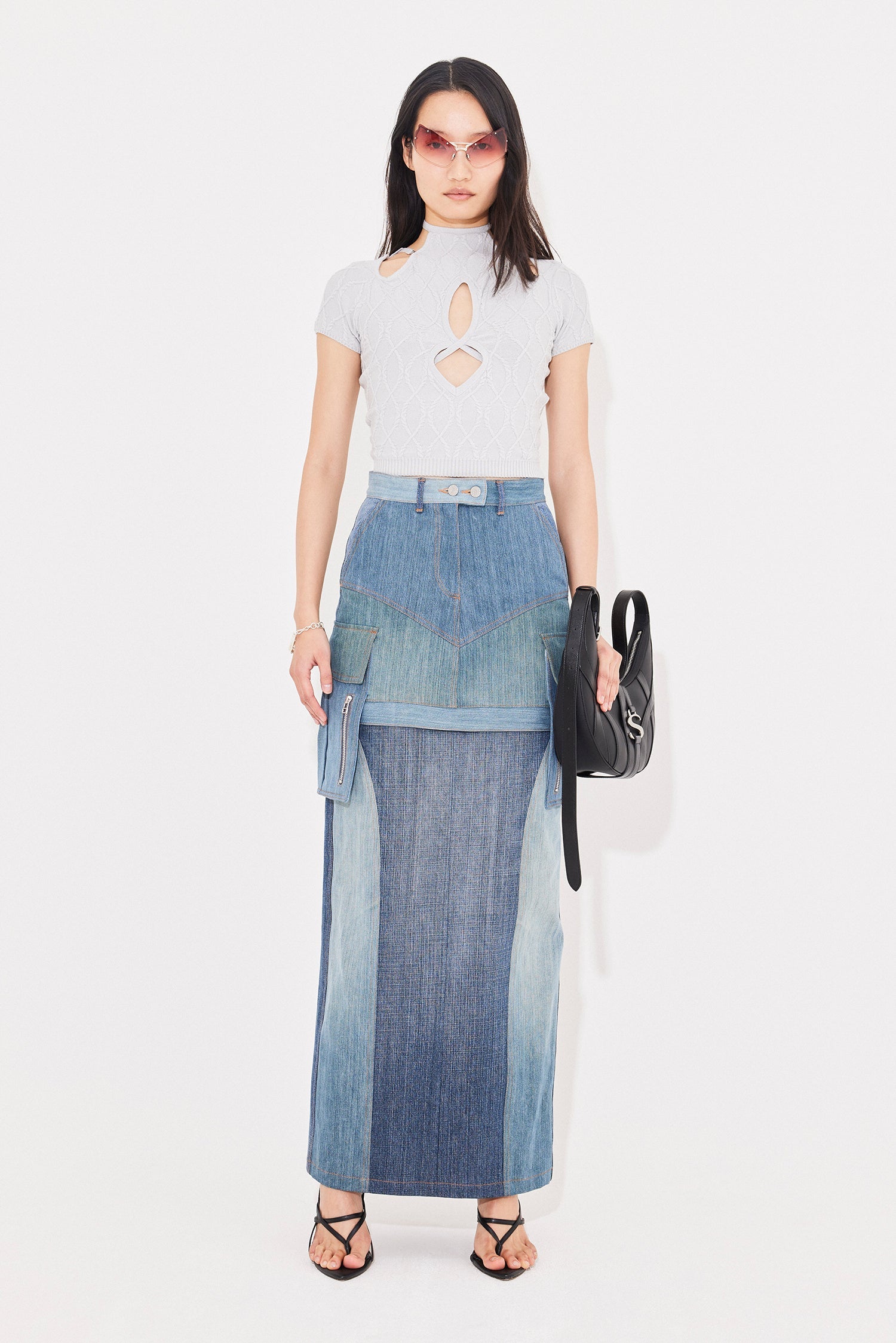Uma skirt denim blues