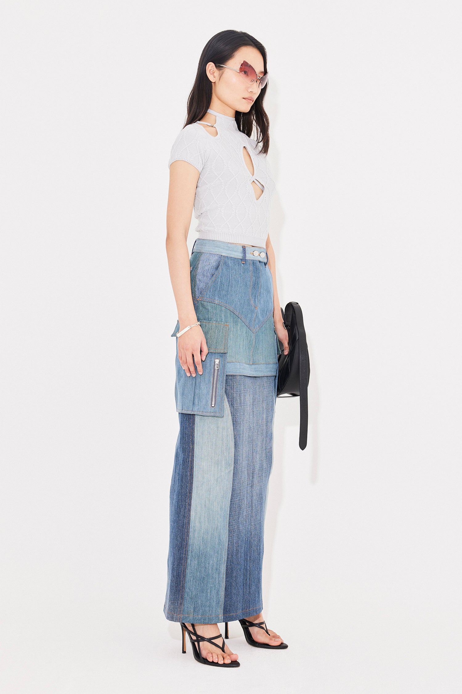 Uma skirt denim blues