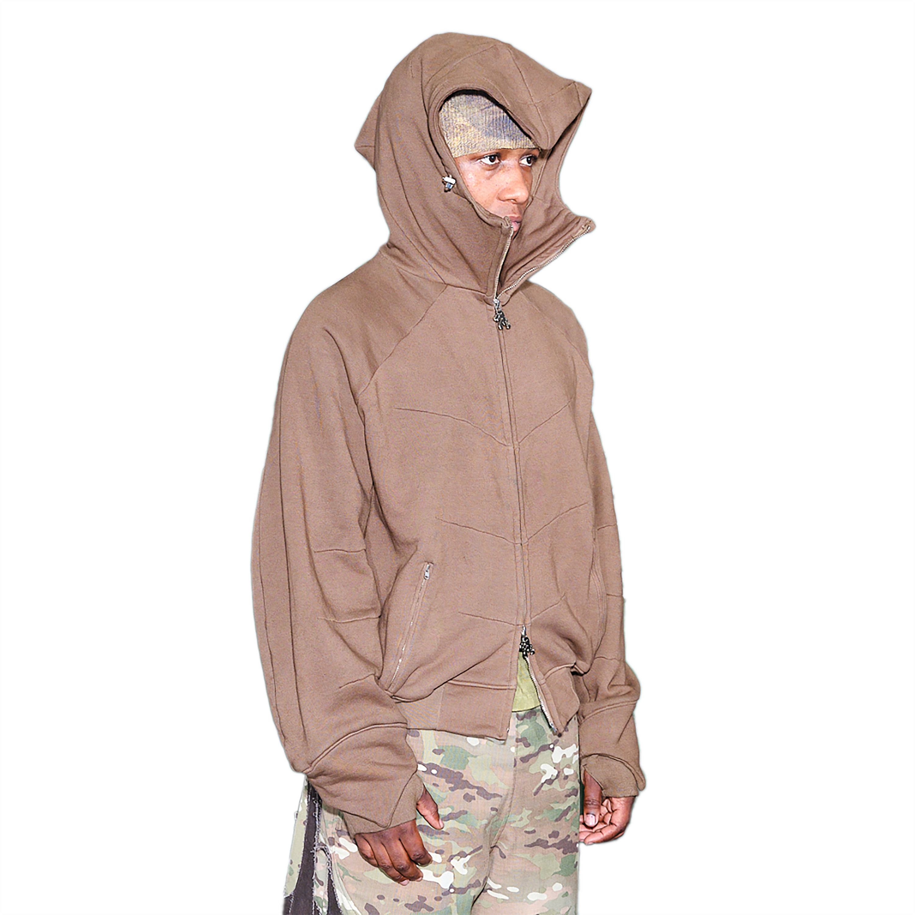 Exoskeletal hoodie