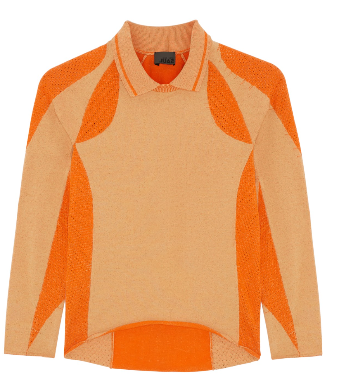 Sn114 - orange - knit compression top