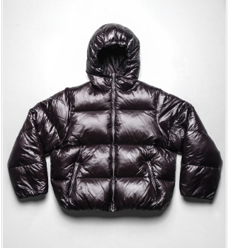 Raw down jacket