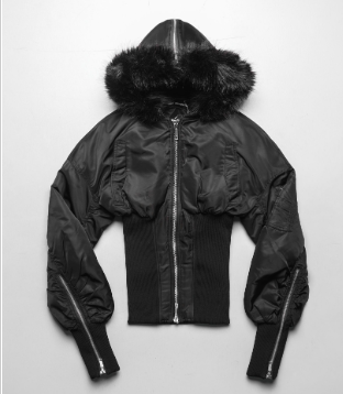 Black women's fitted bomber 2.0