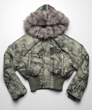Camo juicy fitted bomber