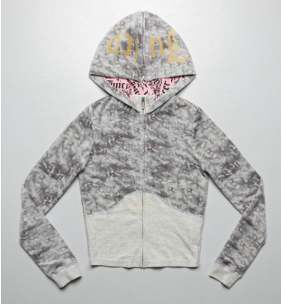 Multi juicy velour hoodie