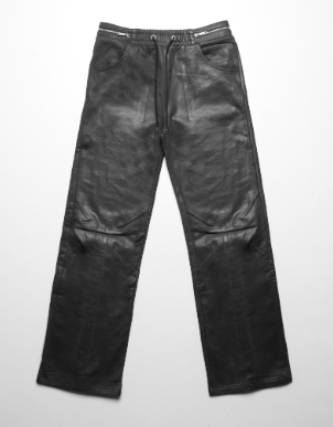 Waxed sweatpants