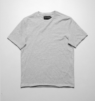 Grey raw t-shirt