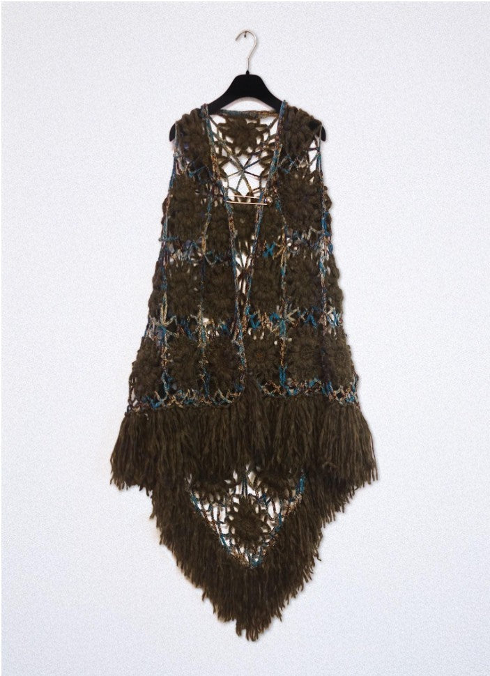 Missoni crochet shawl