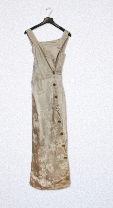 Vintage silk flower dress