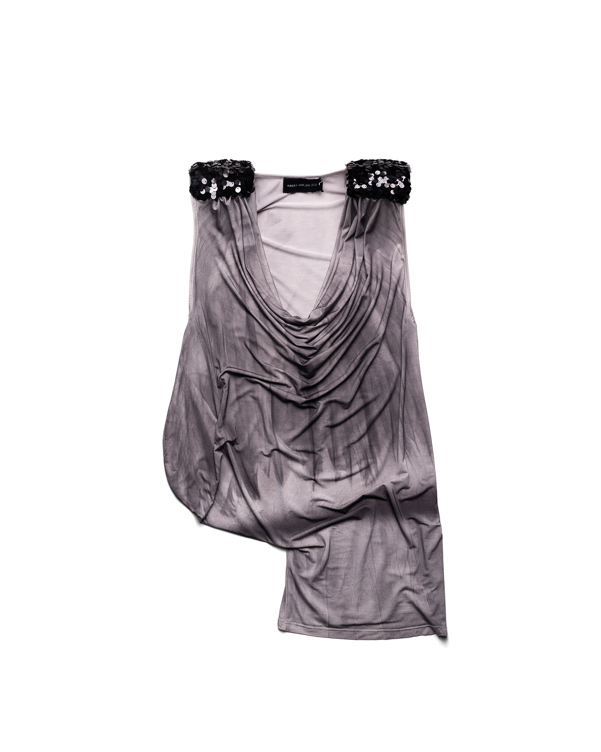 Shoulder pad mini dress