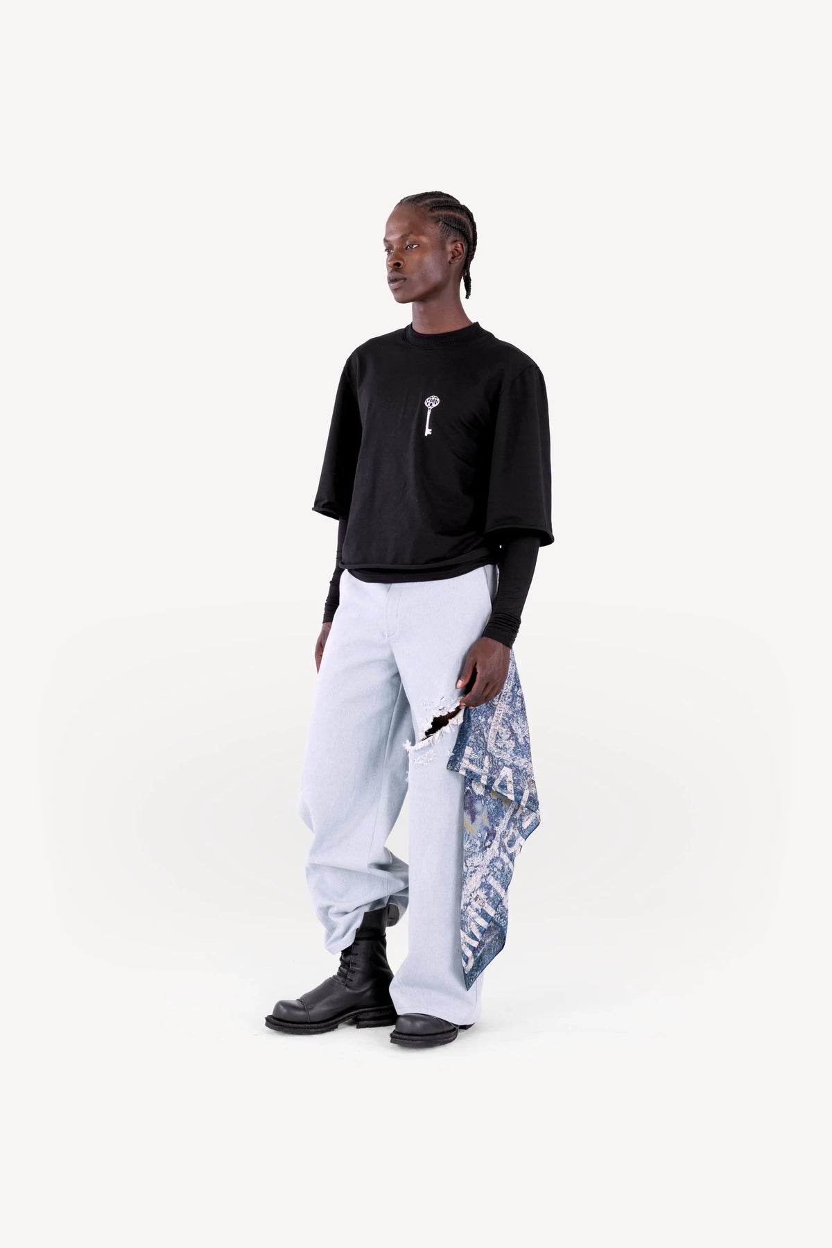Silk scarf (varius)