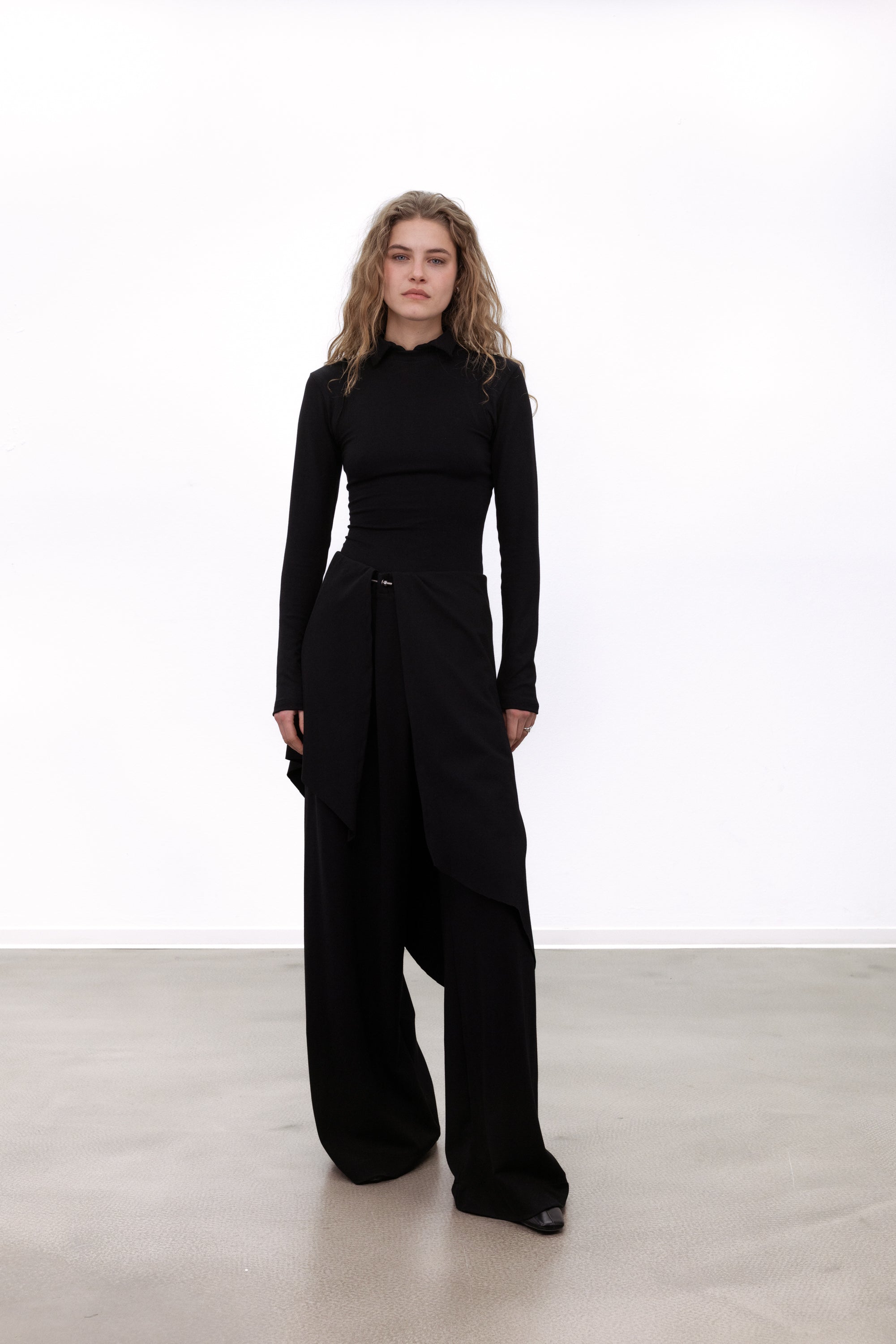 Skirt pants black