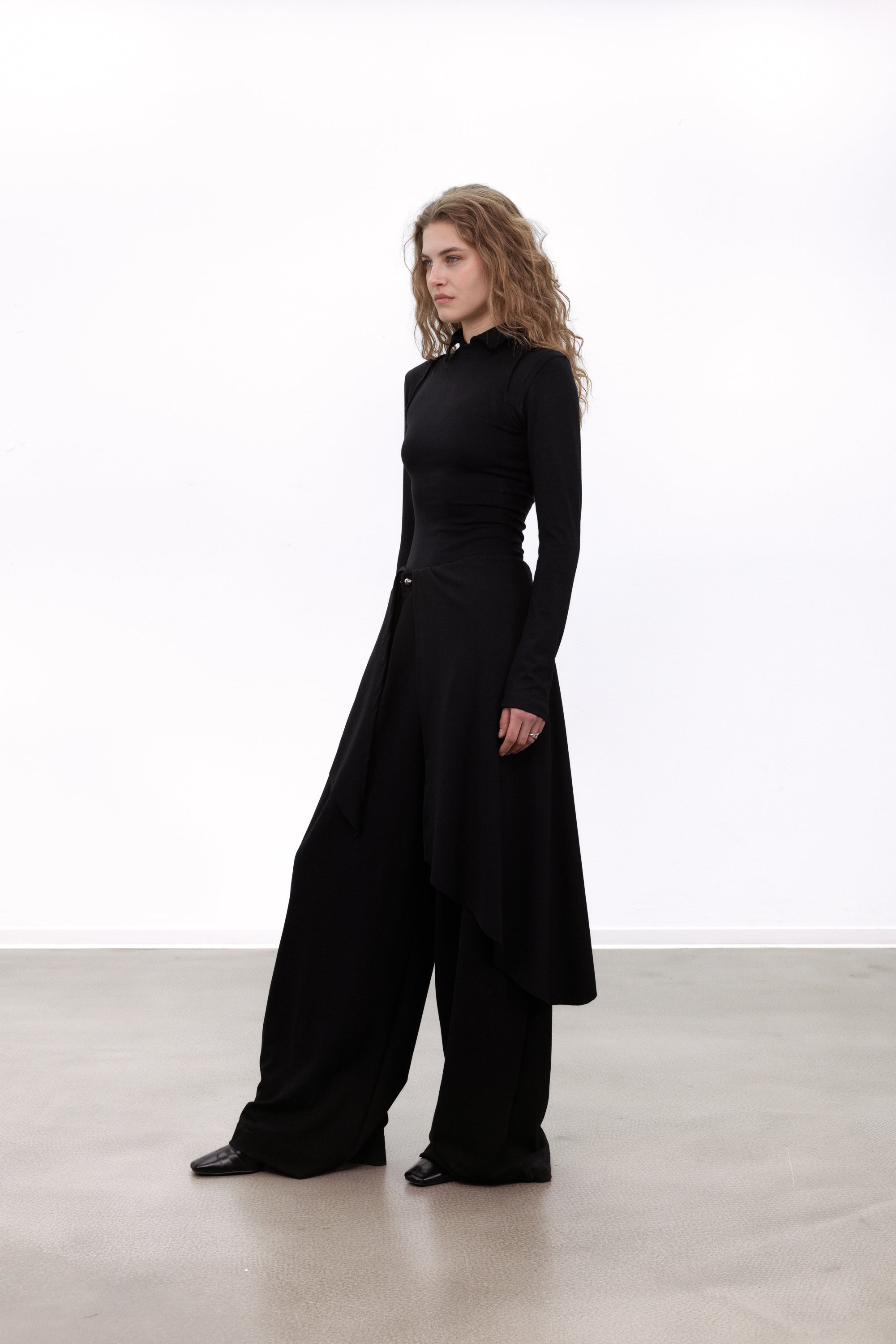Skirt pants black