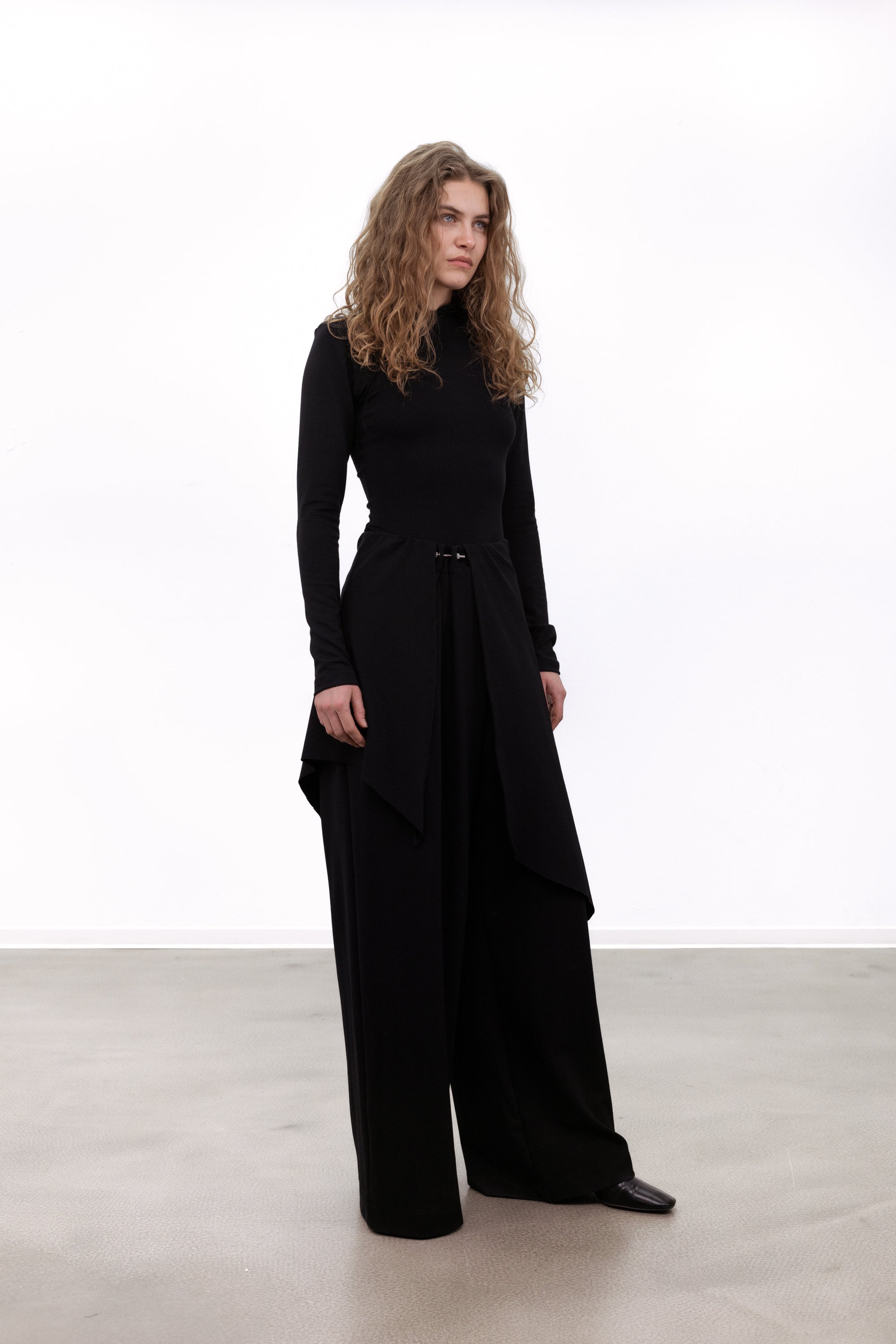 Skirt pants black
