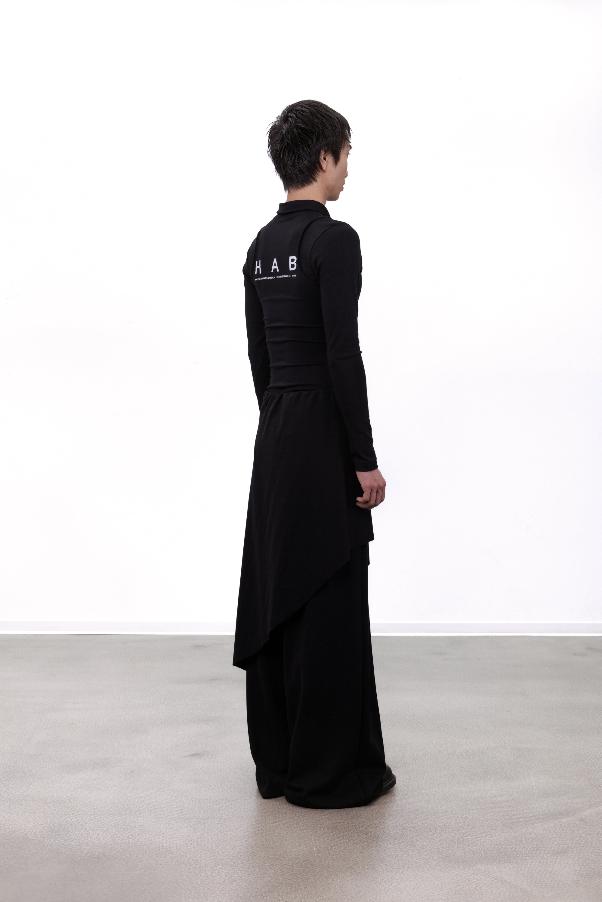 Skirt pants black