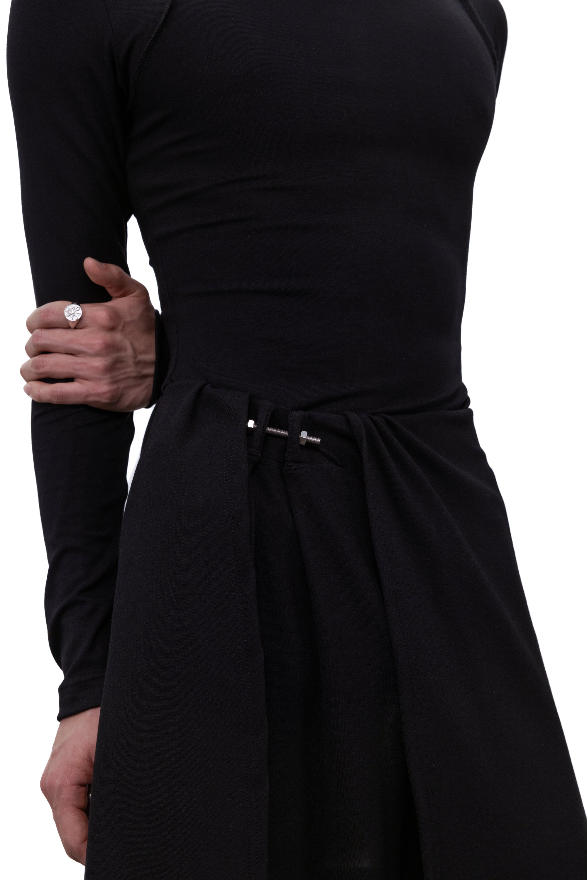Skirt pants black
