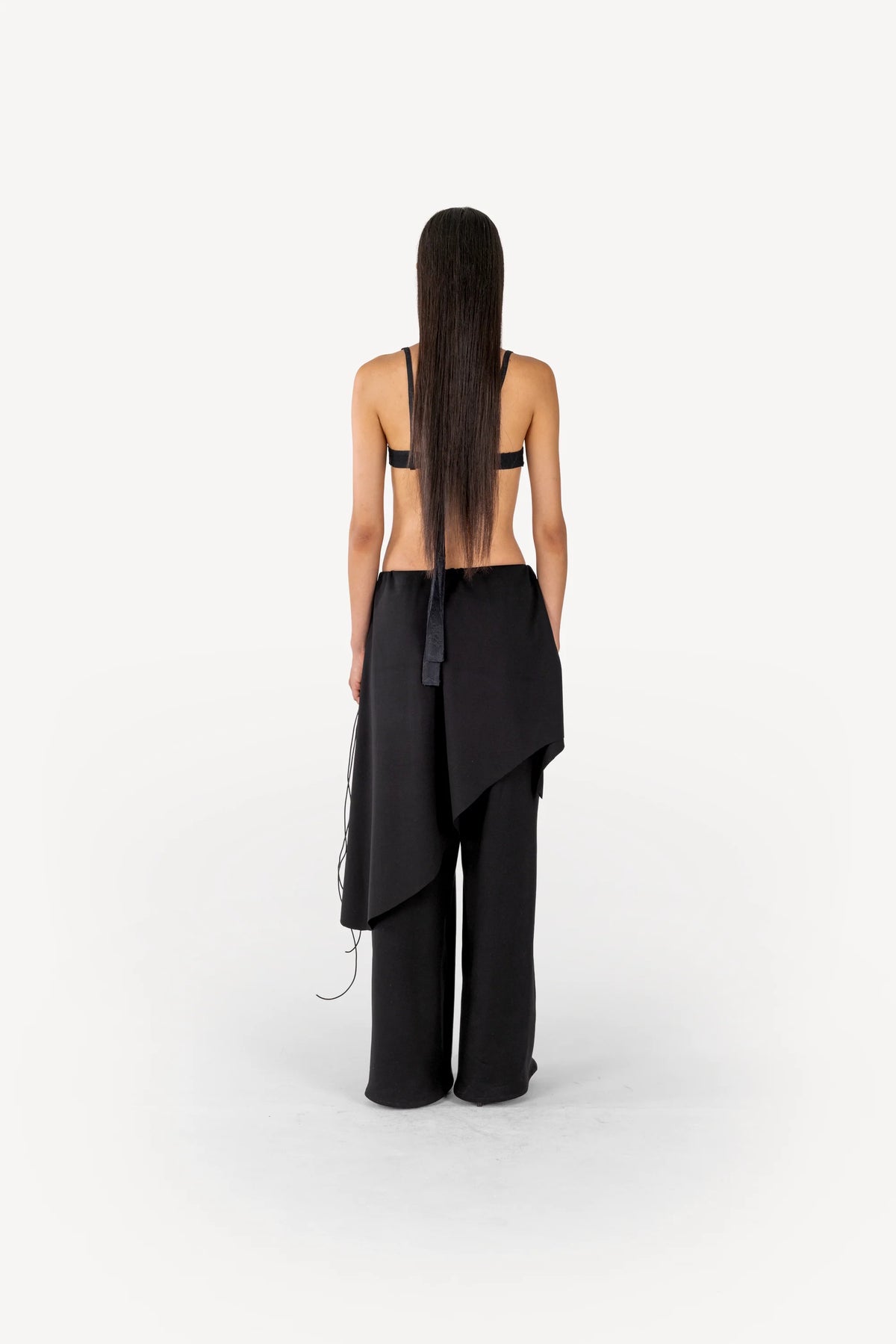 Skirt pants black
