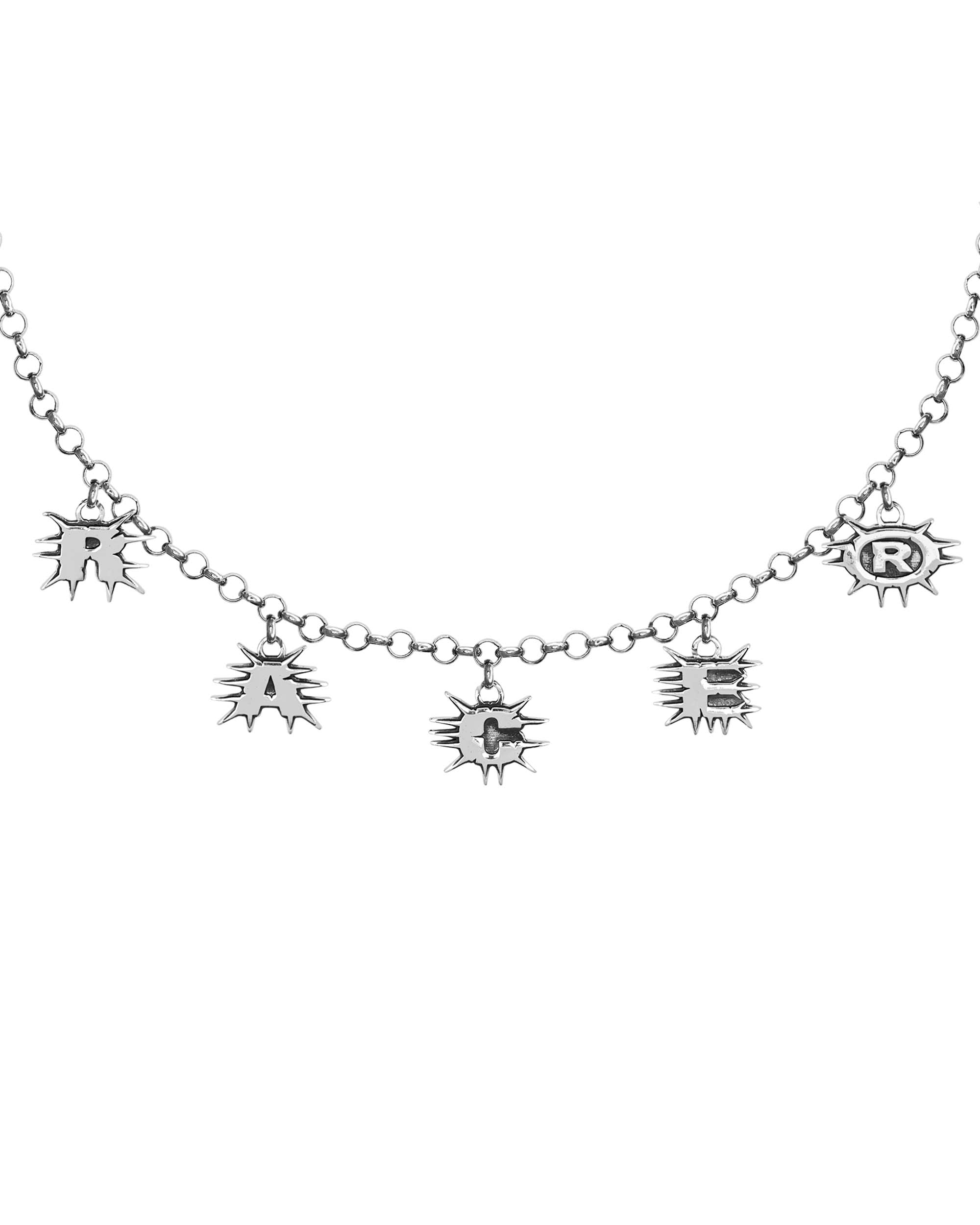 Spike 925 silver necklace