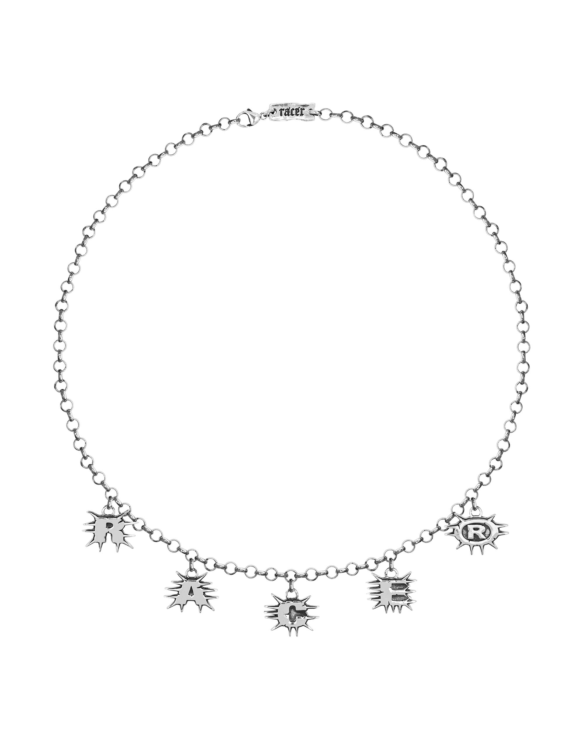 Spike 925 silver necklace