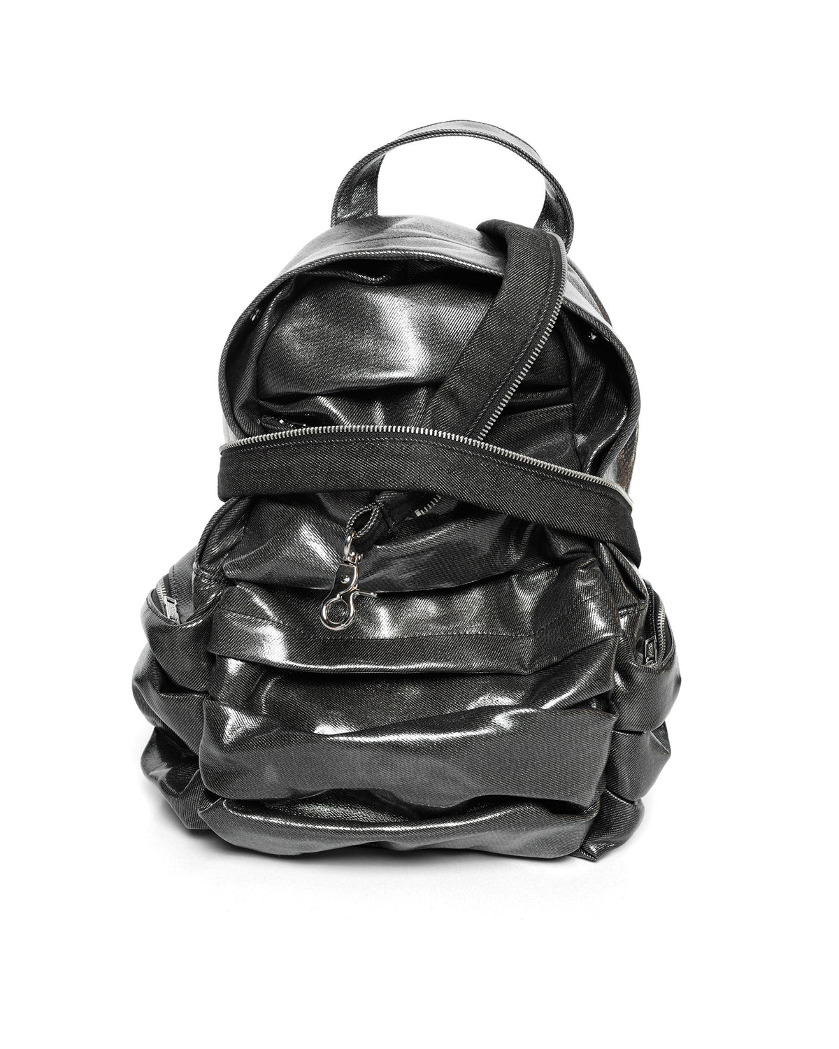 Wax denim backpack