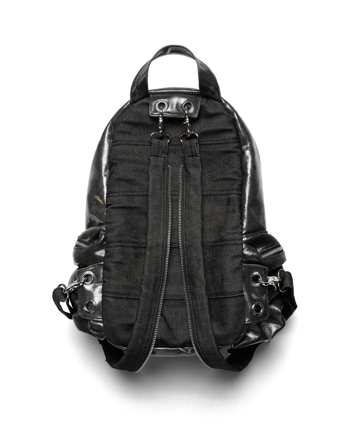 Wax denim backpack