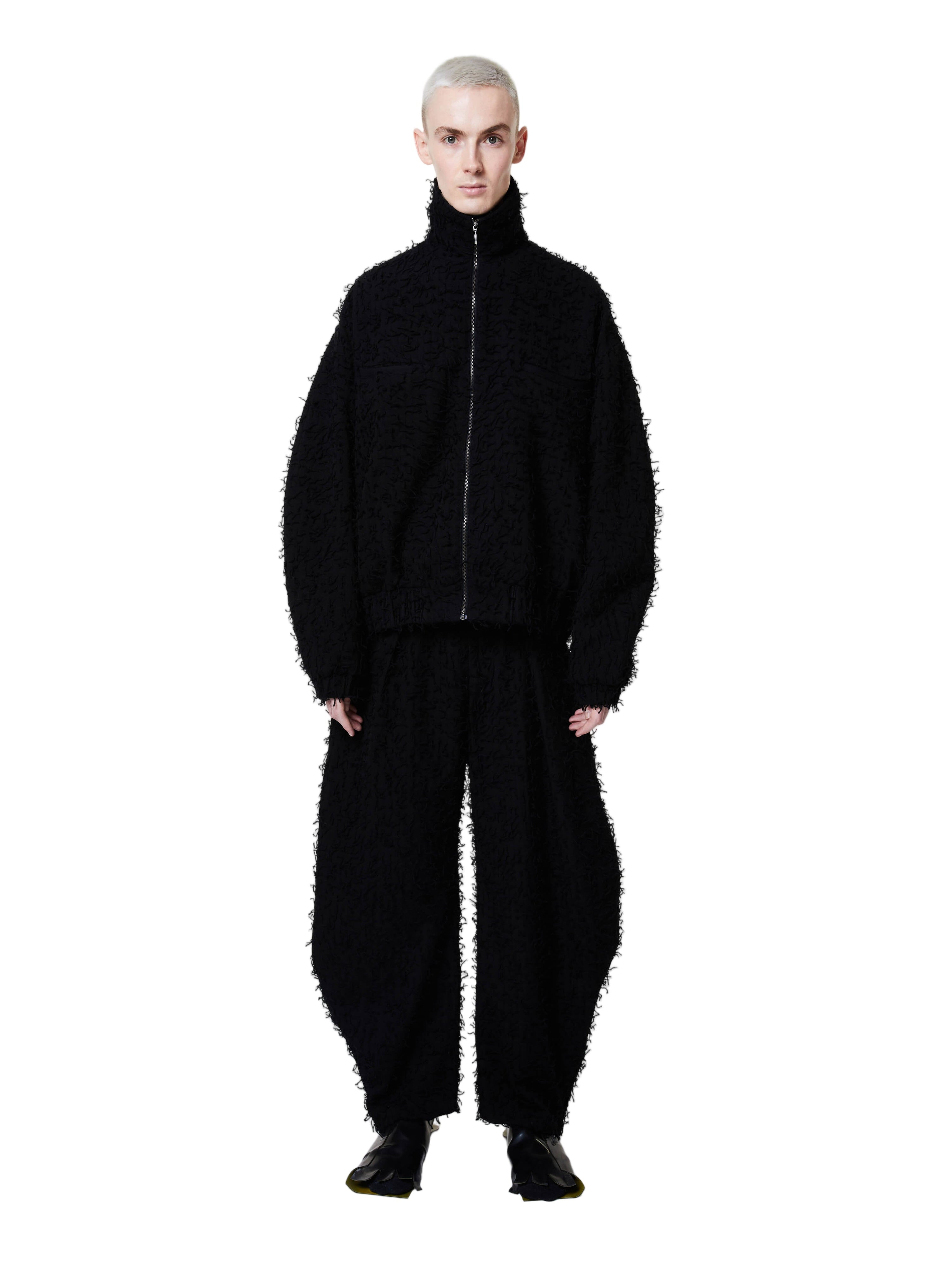 Black sprinkled trousers | limo fit
