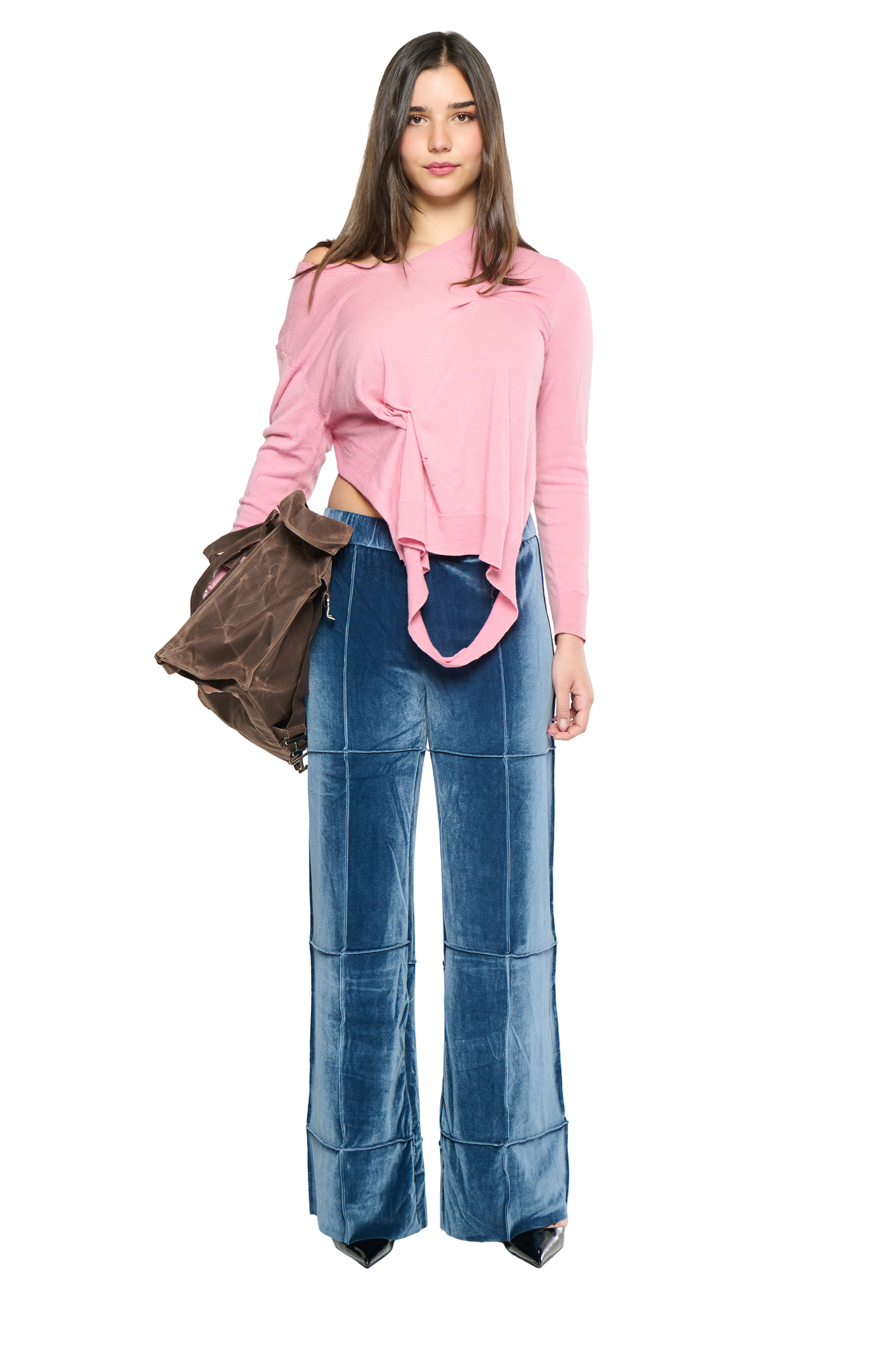 Spider pant straight - steel blue