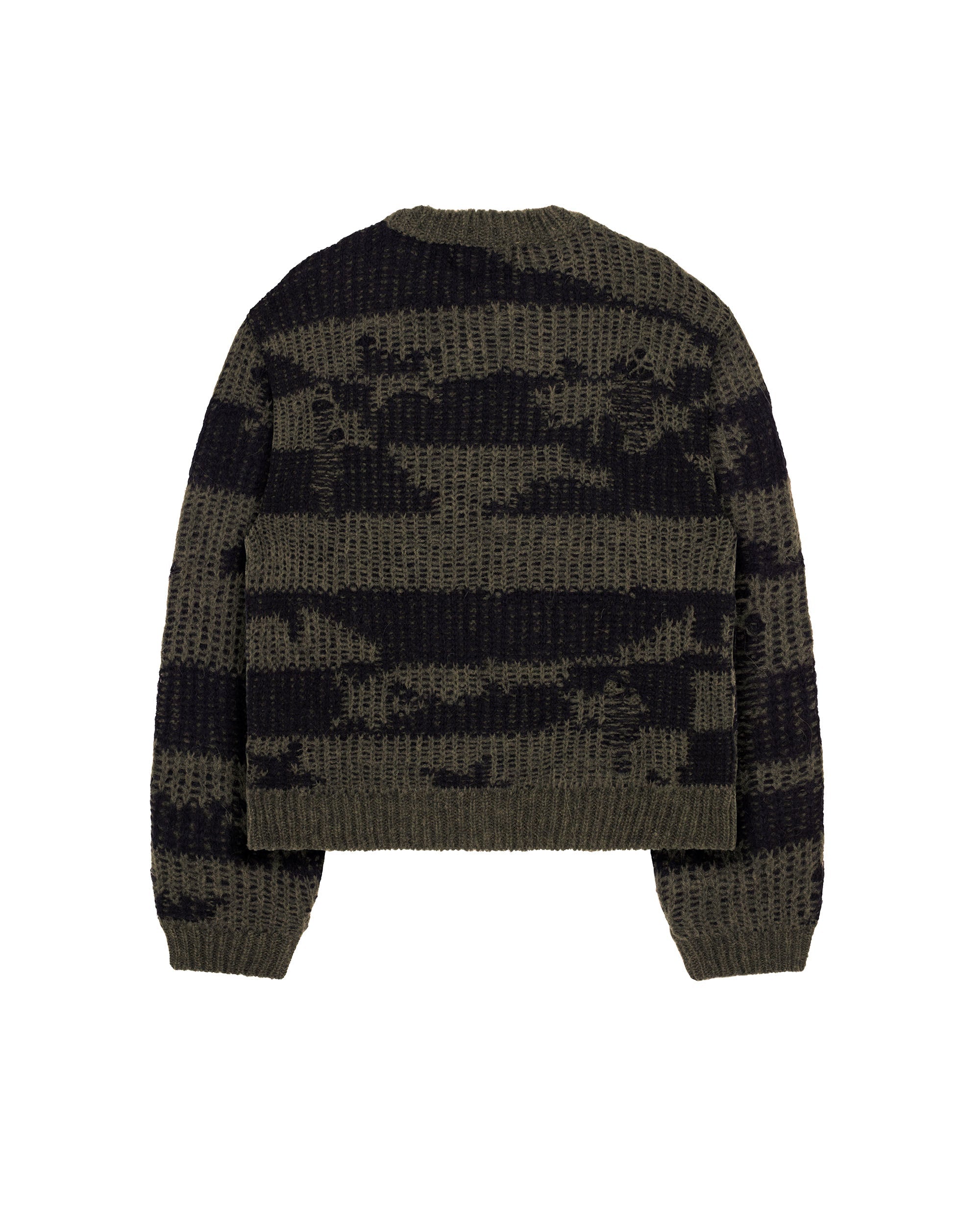 Green alpaca sweater