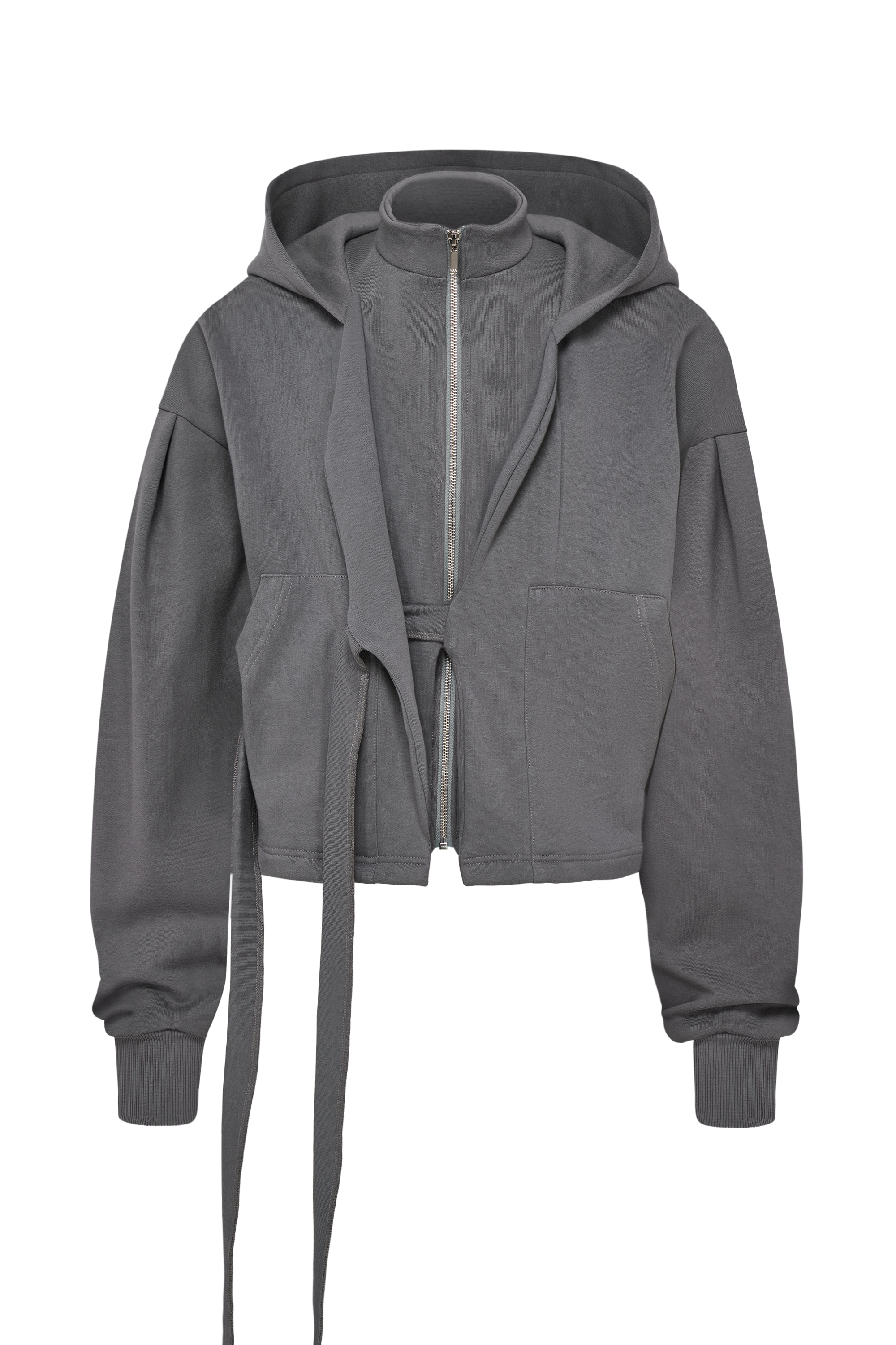 Zip jacket grey