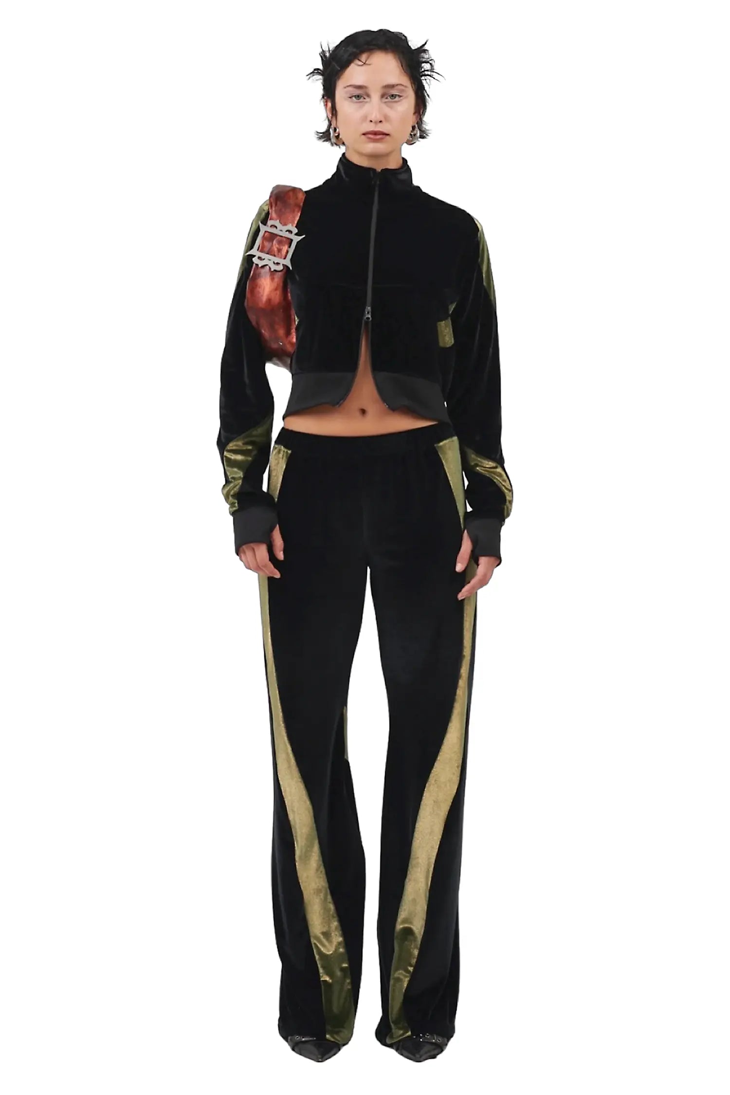 Spliced spider pant