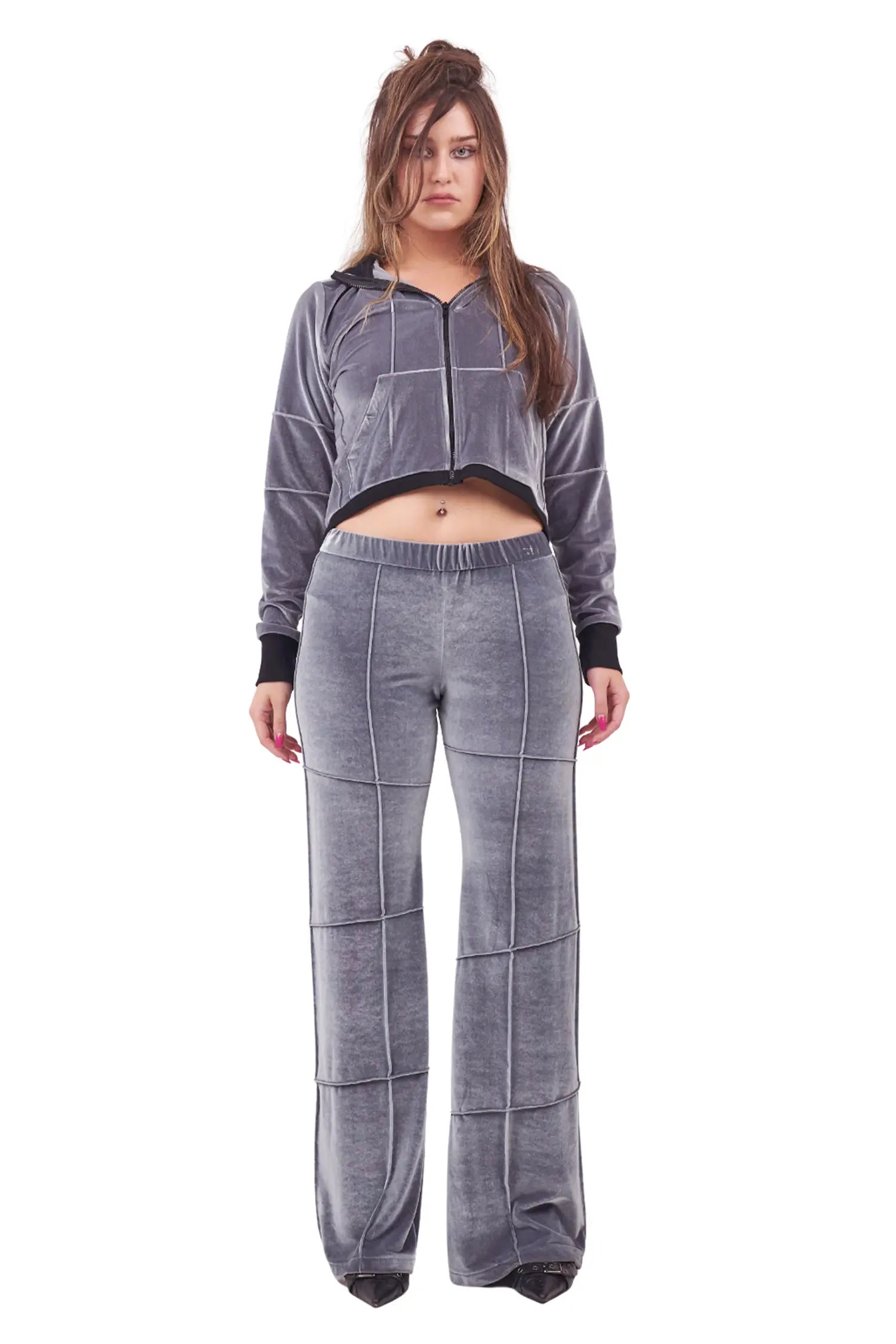 Spider pant - grey (flare)