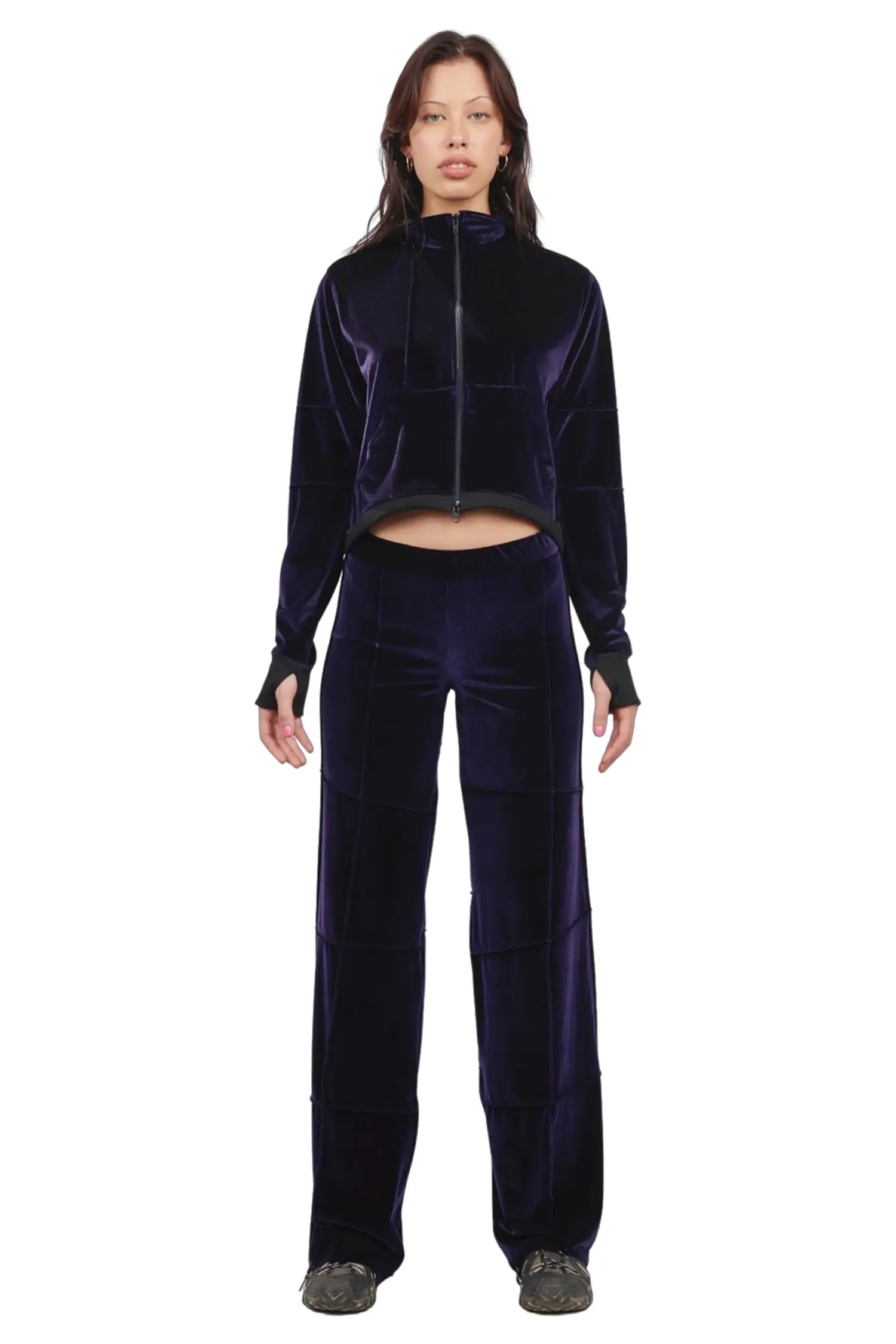 Spider pant - purple (flare)