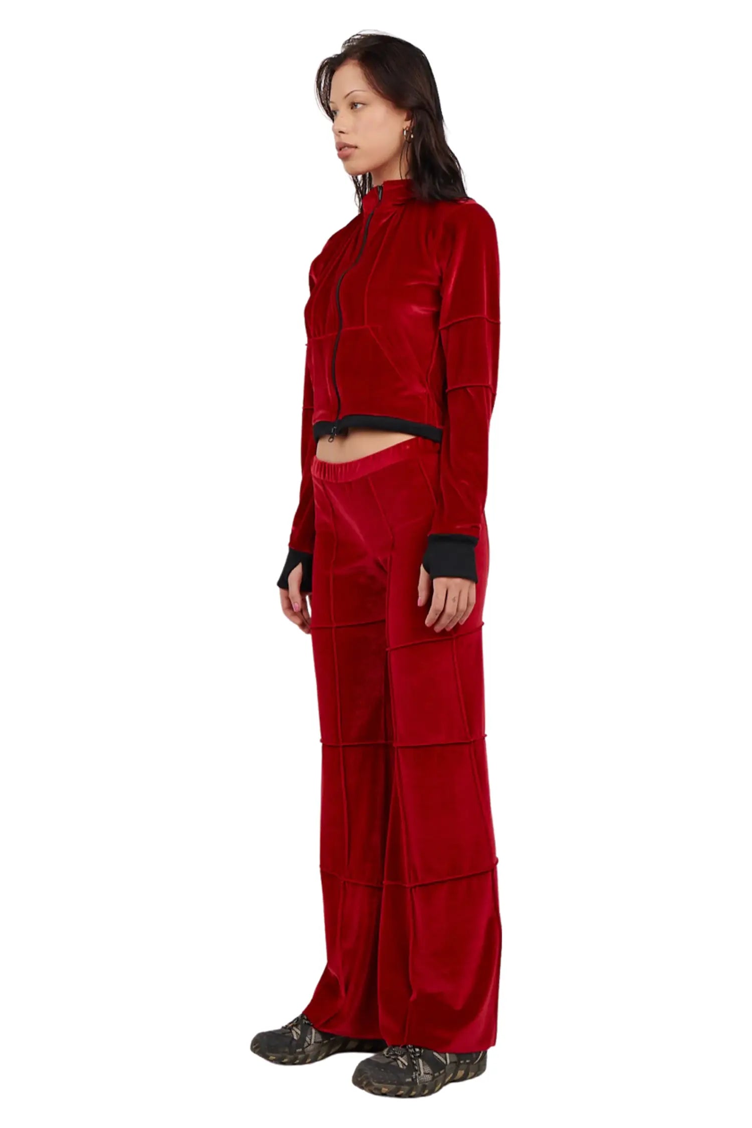 Spider pant - red (flare)