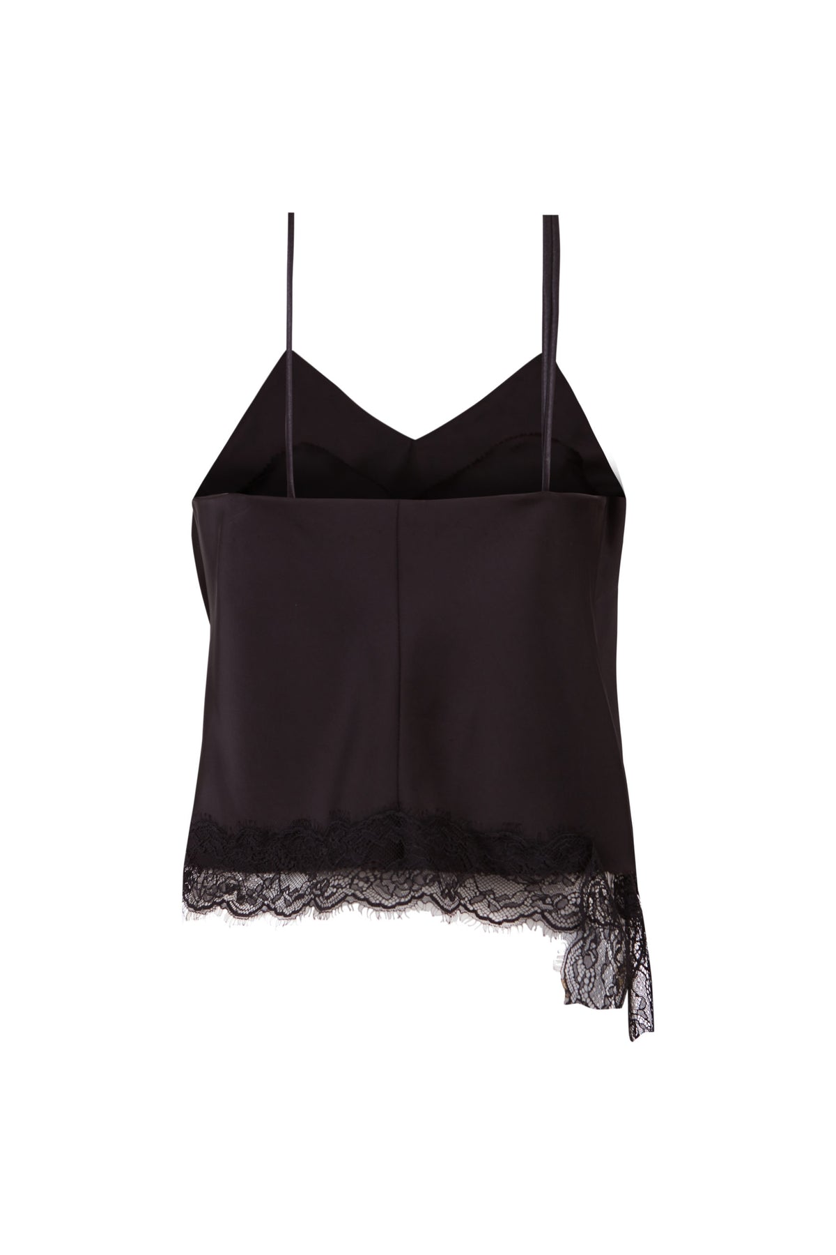 Top encaje roto - negro