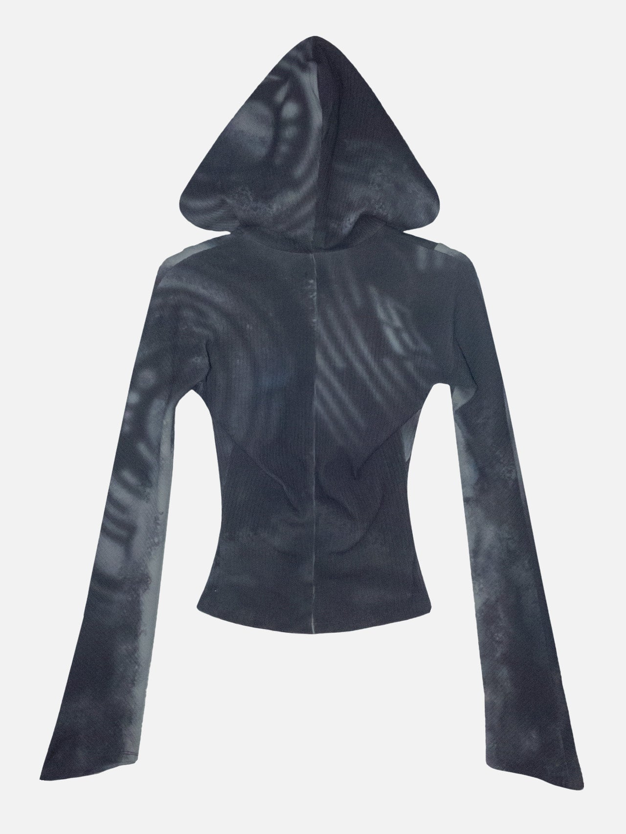 Mystery circle hooded top