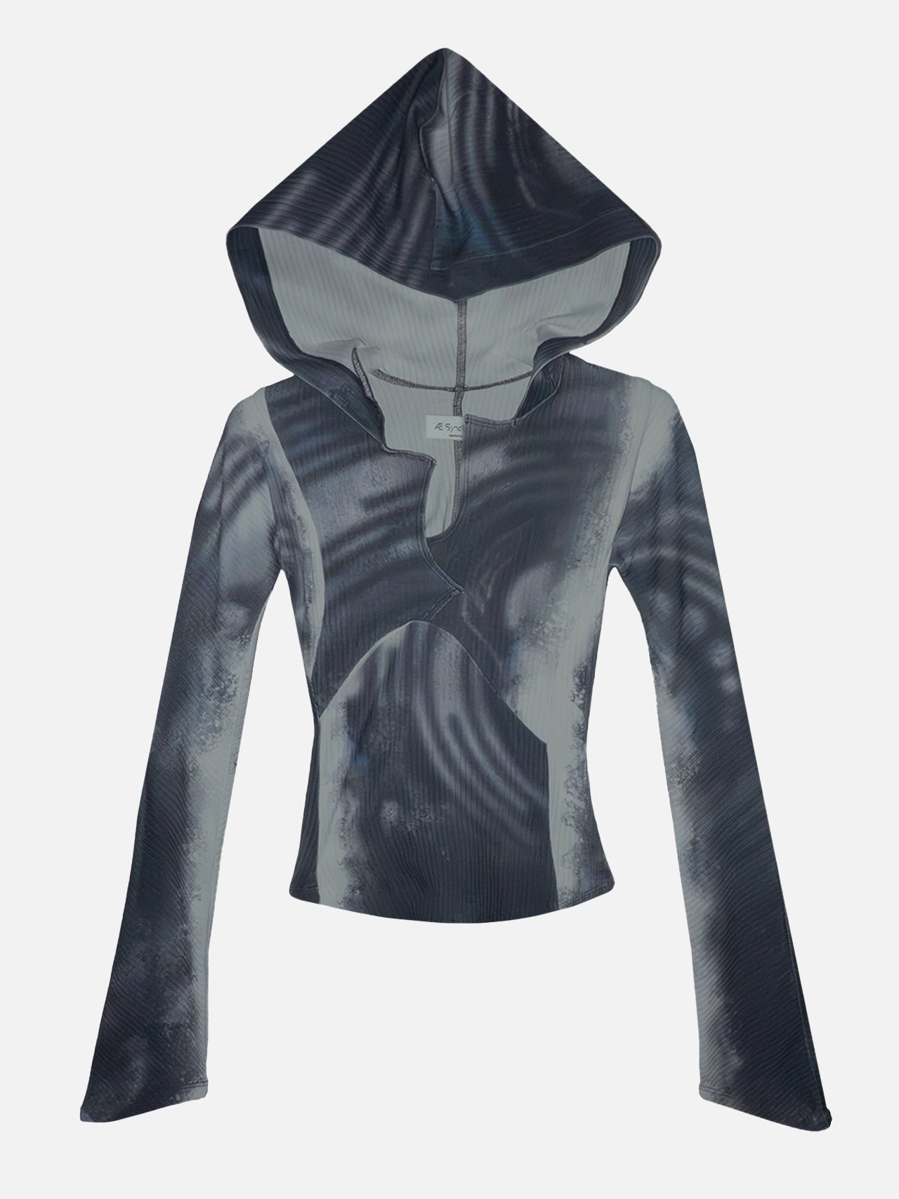 Mystery circle hooded top