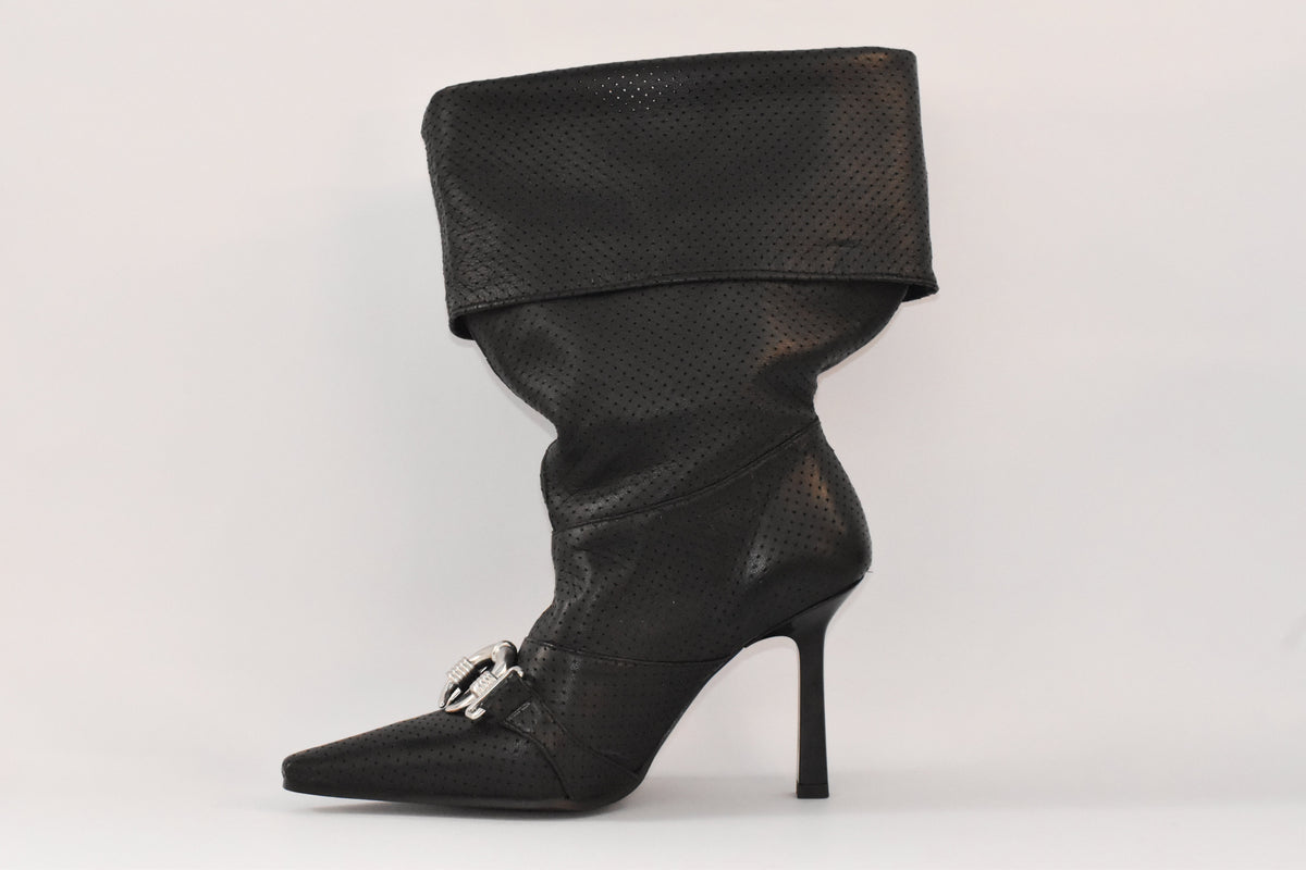 Aw26 bow boot black