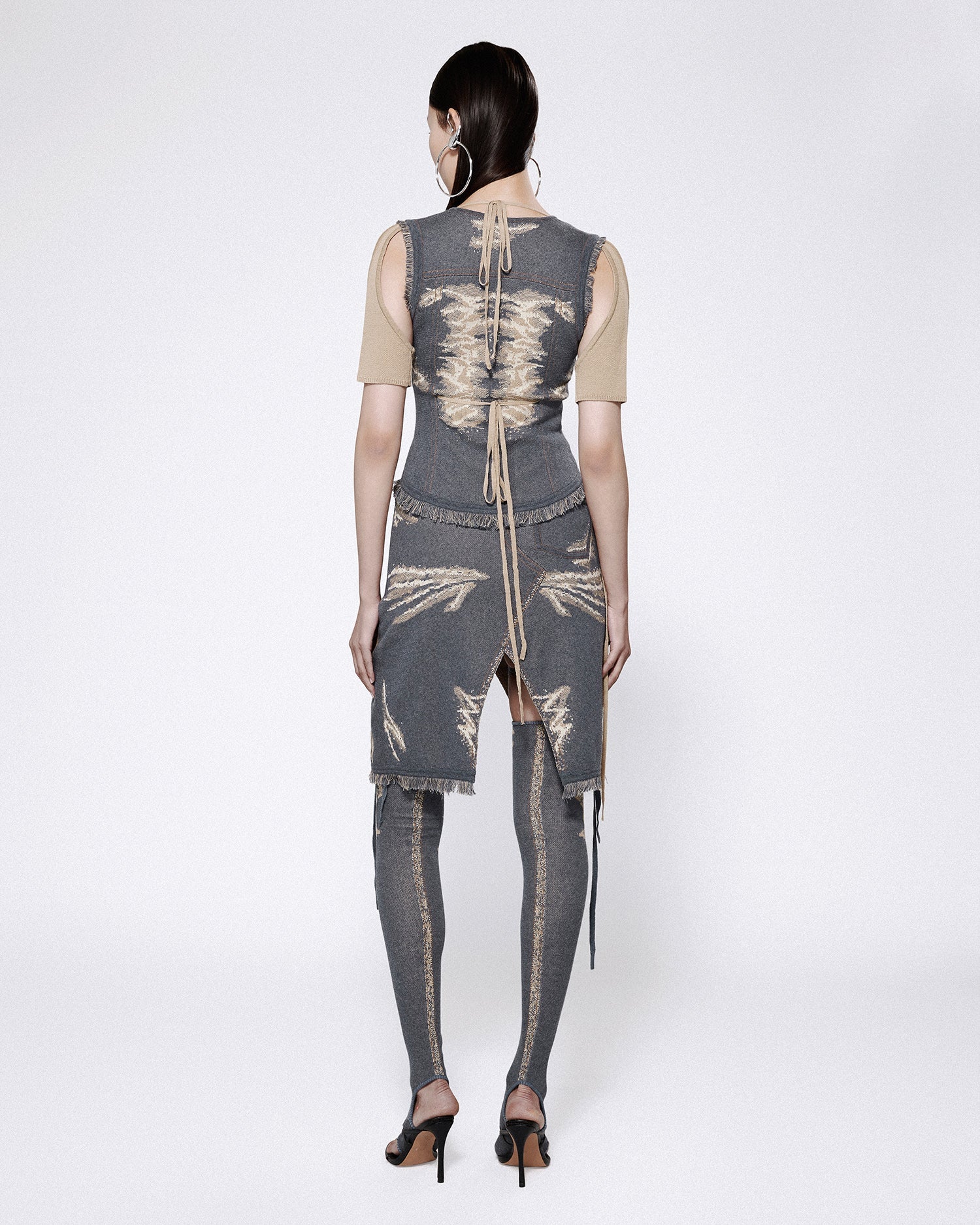 Tabi stockings blue denim
