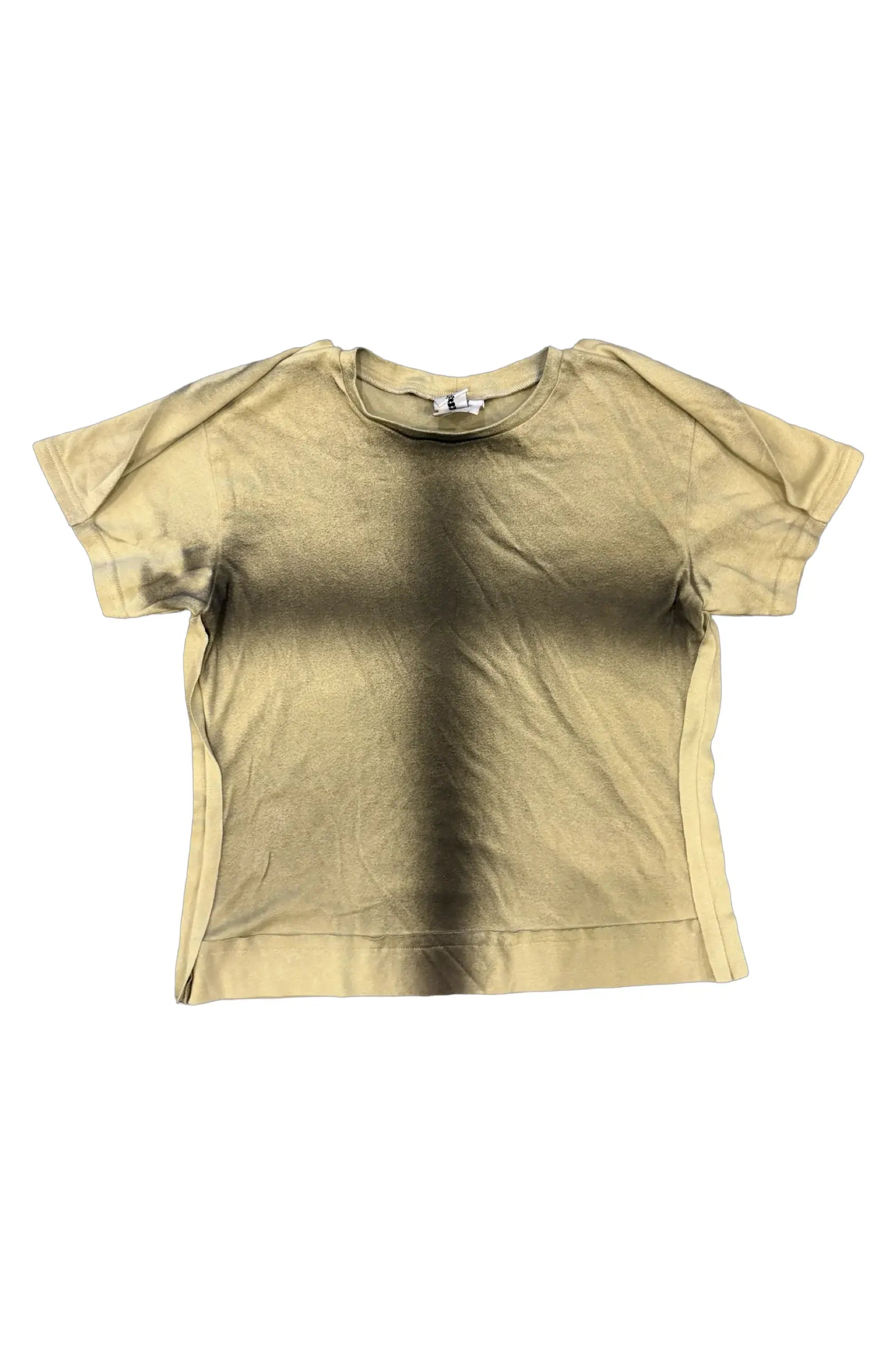 Placket t-shirt beige