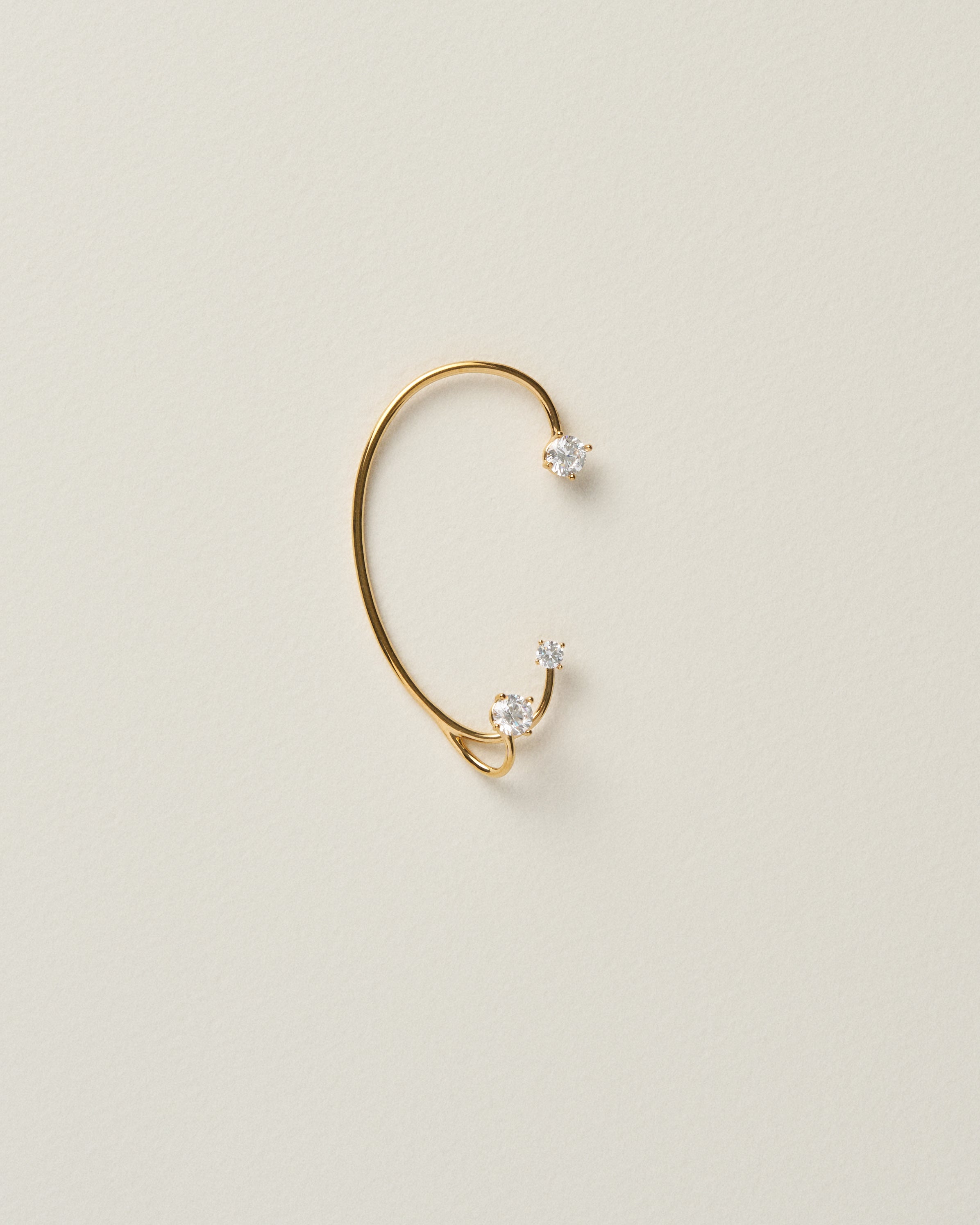 Three point ear cuff