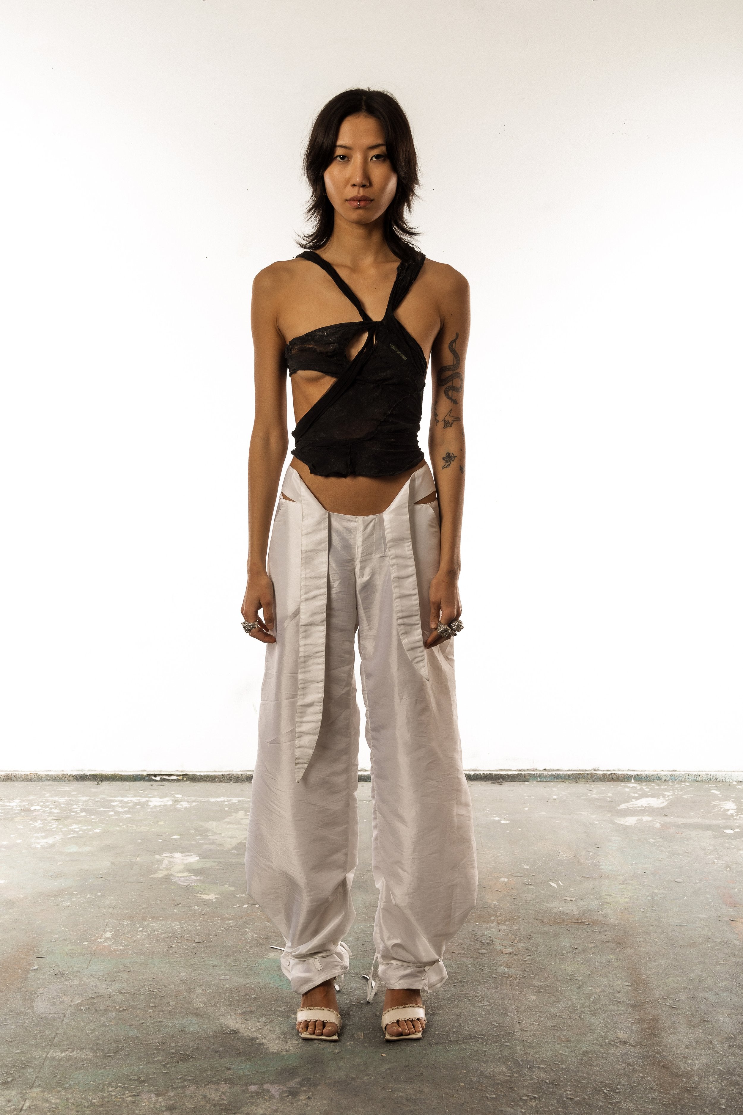 Asymmetrical black top