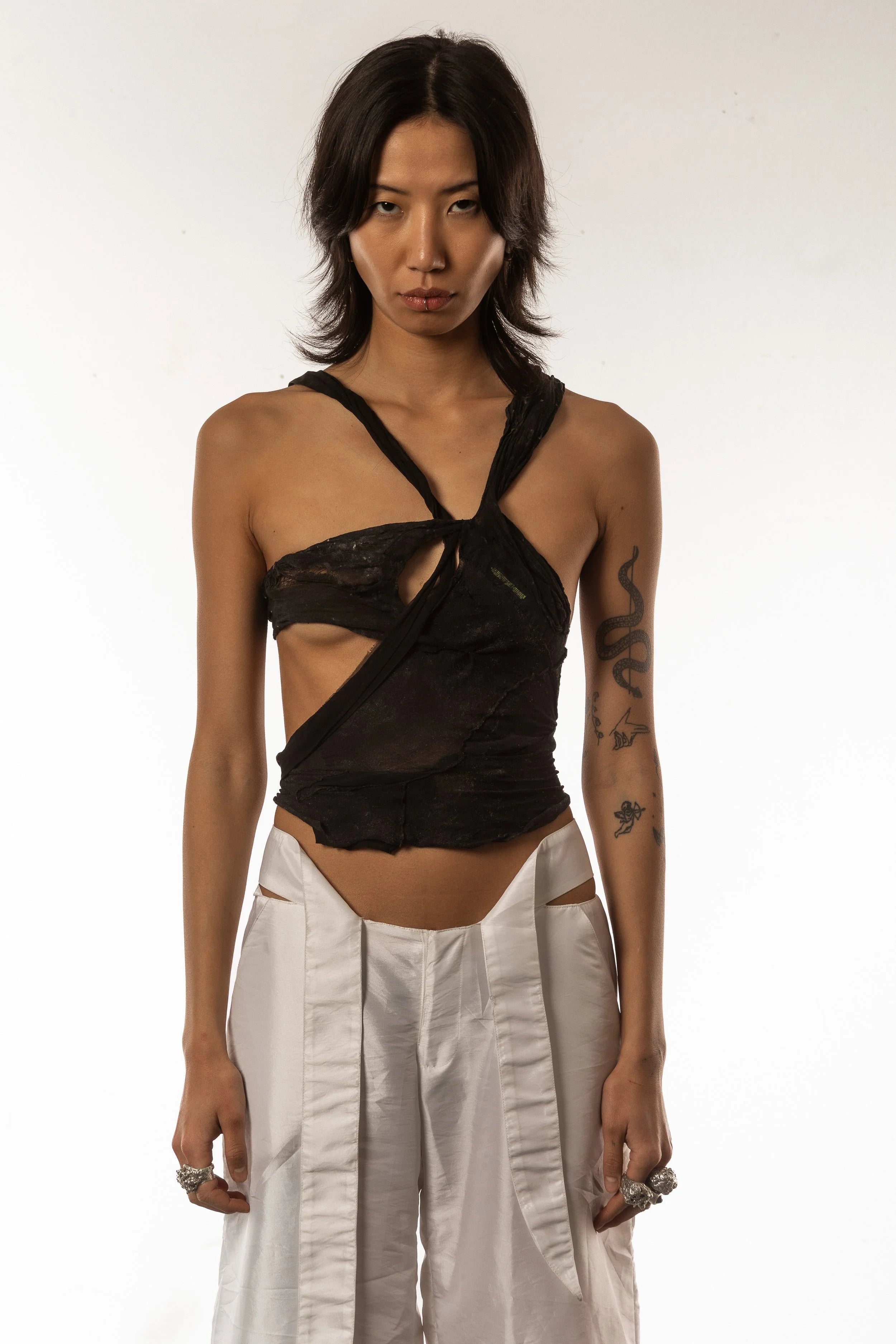 Nylon parachute pants
