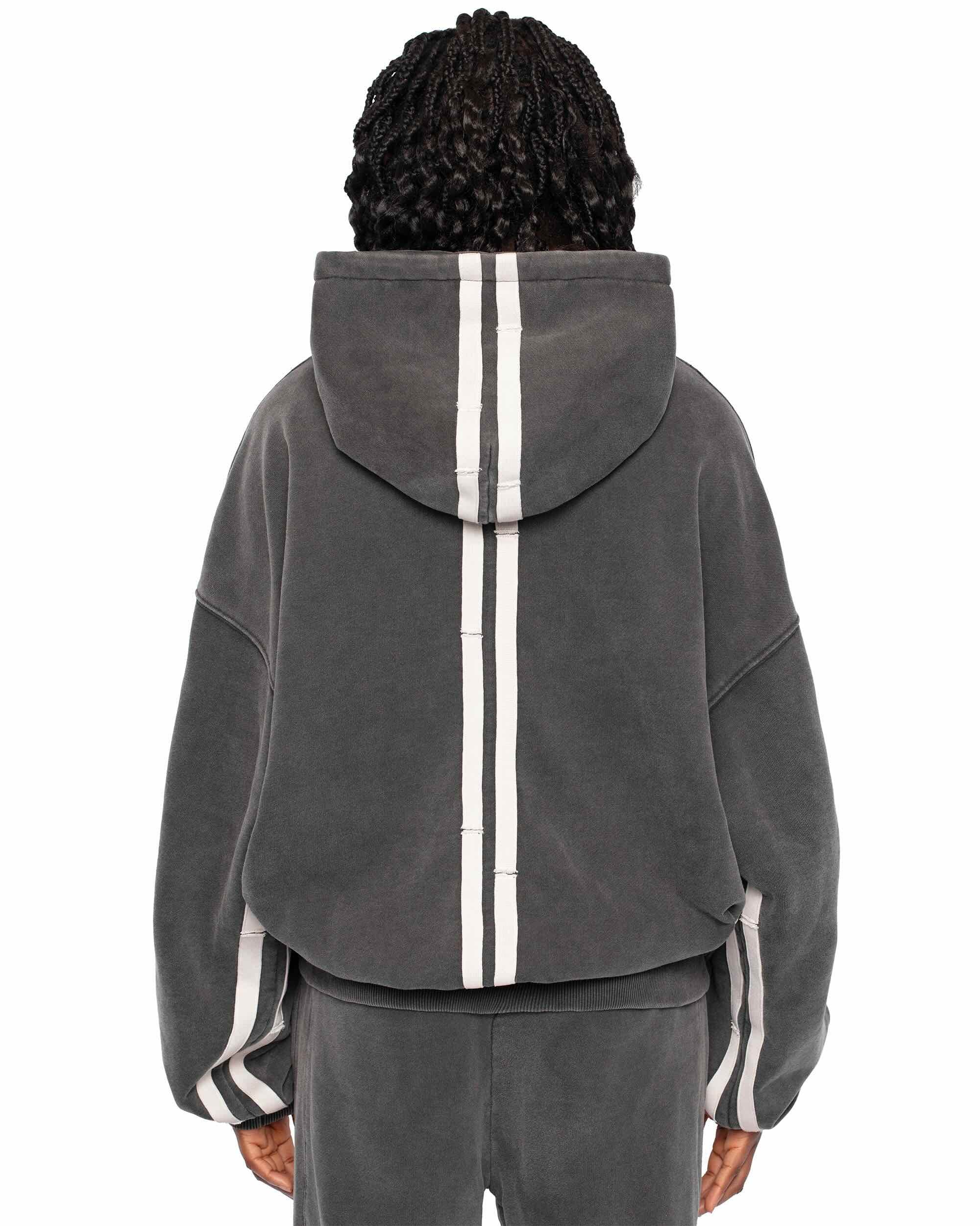 Zip track hoodie