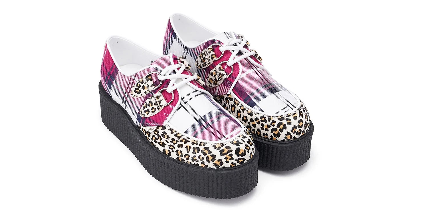 Pink and leopard shoes - underground x solène lescouët