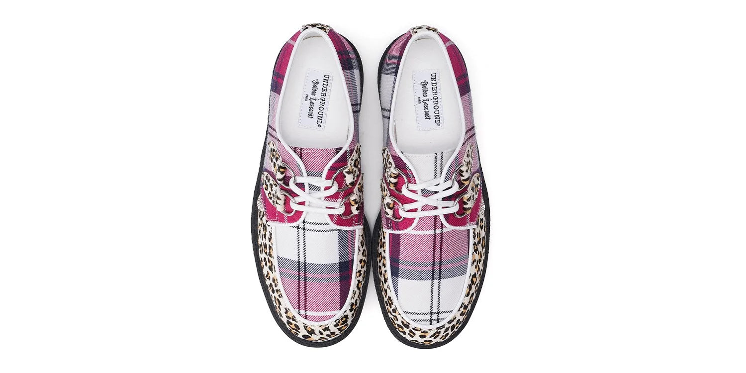 Pink and leopard shoes - underground x solène lescouët