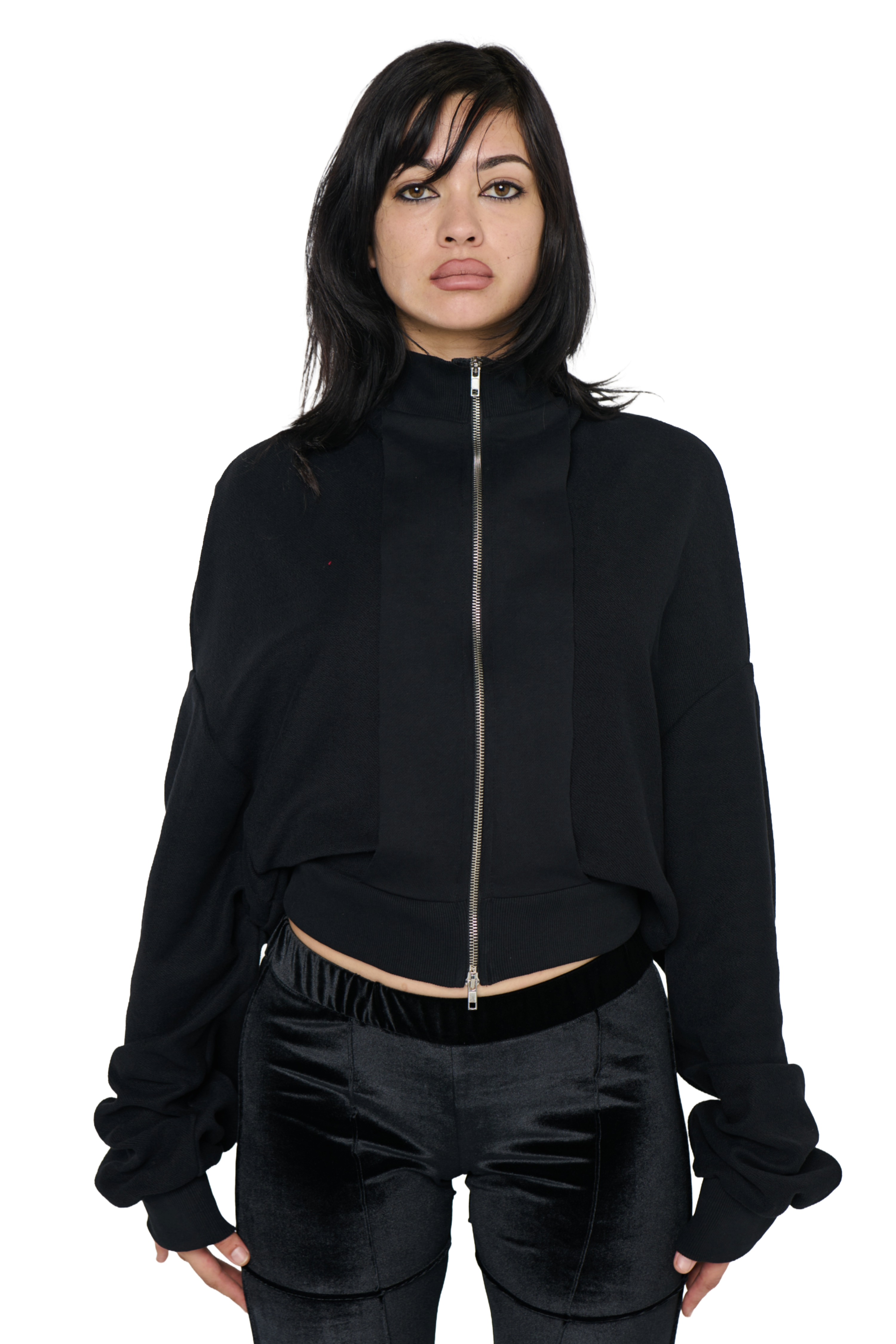 Upside down jumper black